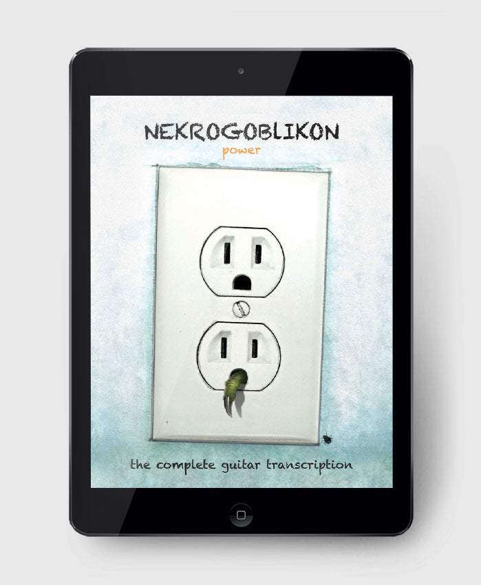 Nekrogoblikon: Power EP Official Guitar Tab Book – Sheet Happens