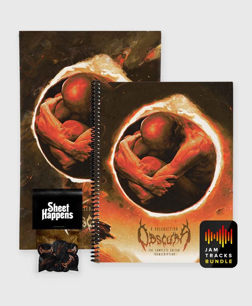 Obscura: A Valediction - Deluxe Official Guitar Tab Book – Sheet