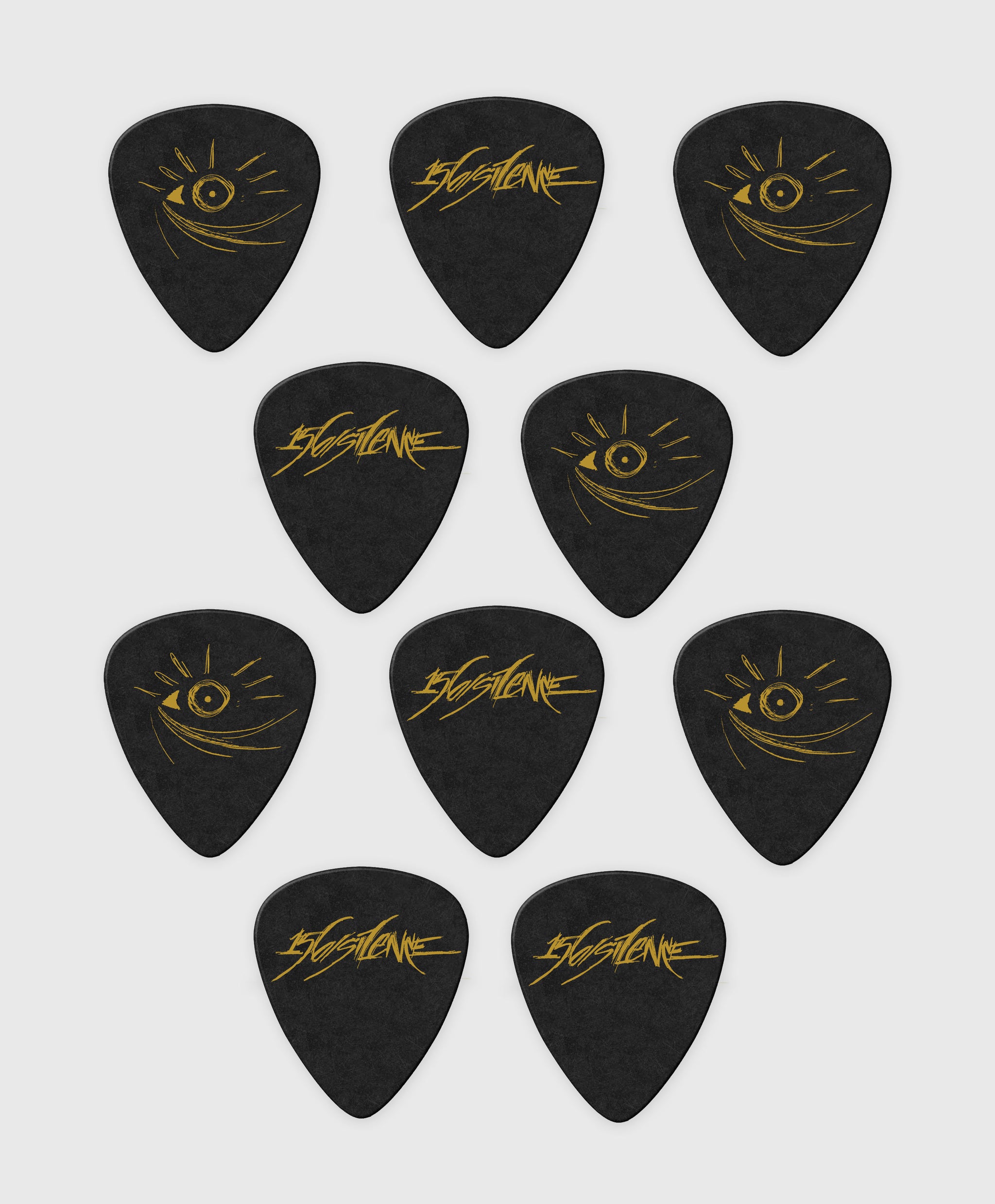 156/Silence: Singature Dunlop Standard Guitar Pick Pack