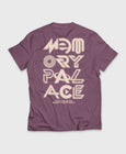 Load image into Gallery viewer, Memory Palace - Brutalist Vinyl + Text Stack Tee

