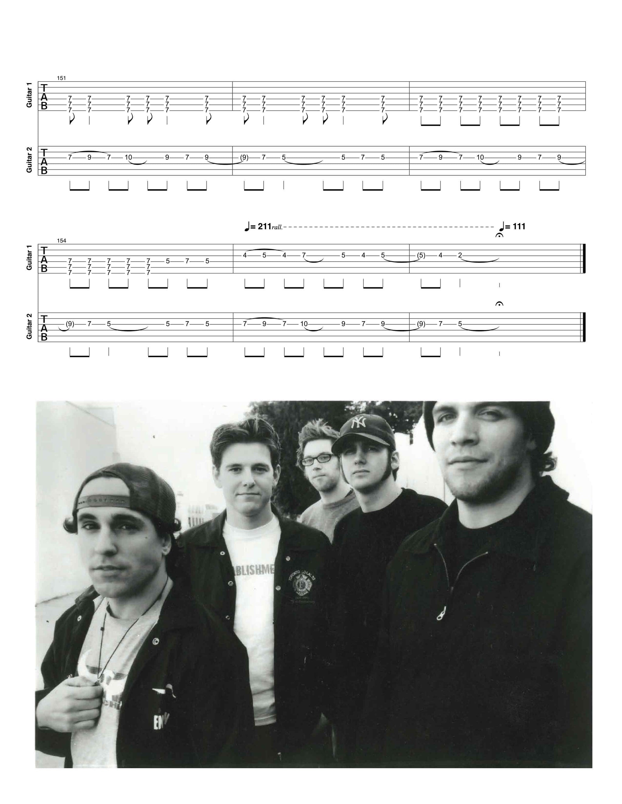 A Wilhelm Scream: Mute Print Official Guitar Tab Book – Sheet Happens
