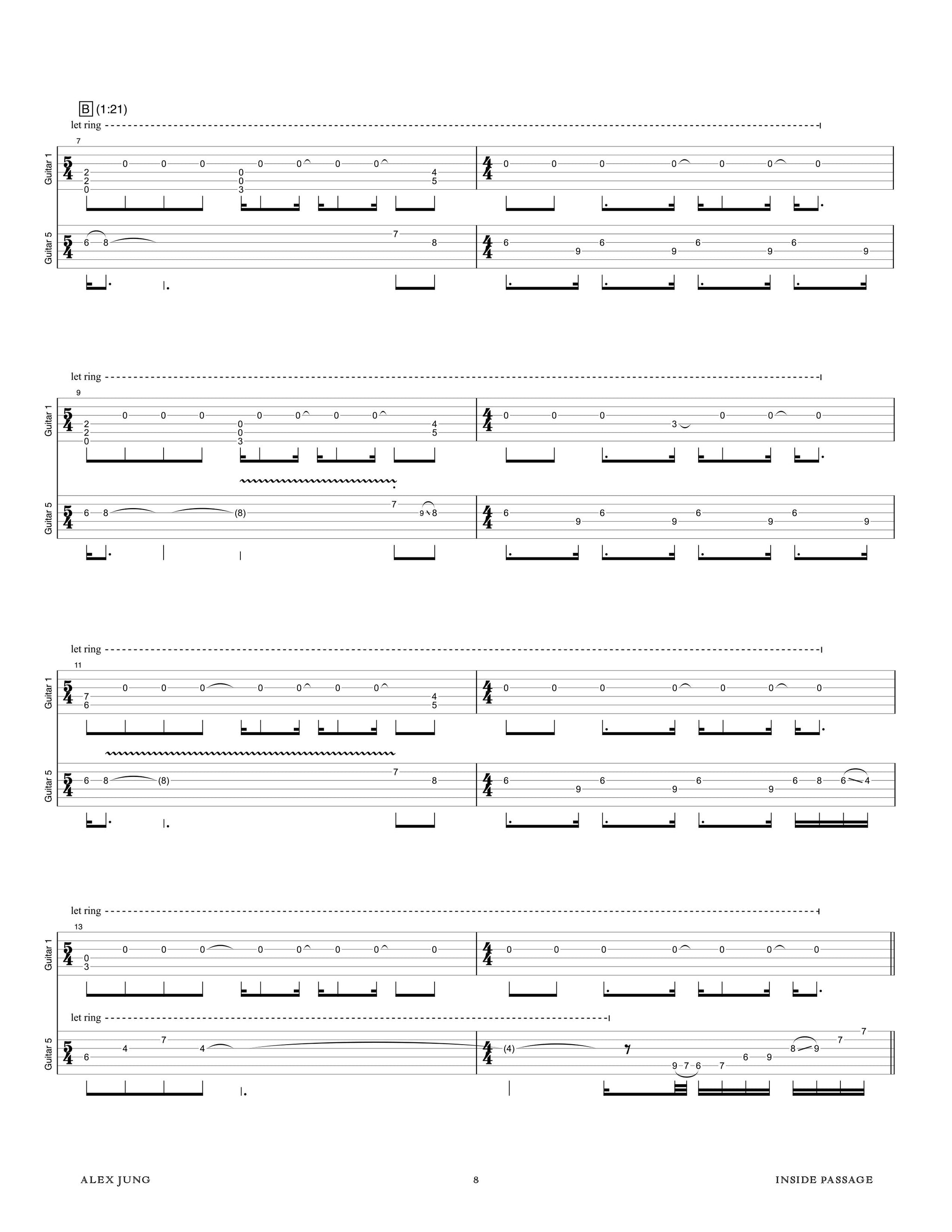 Johnny - Guitar Inside Get TAB Music A. by ギタースコア ⁄ Goode B