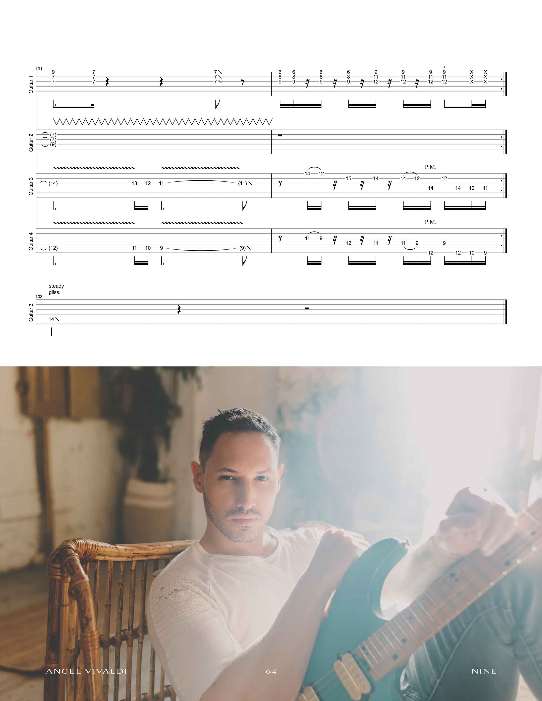 Angel Vivaldi: Away With Words Pt.2 Official Guitar Tab Book