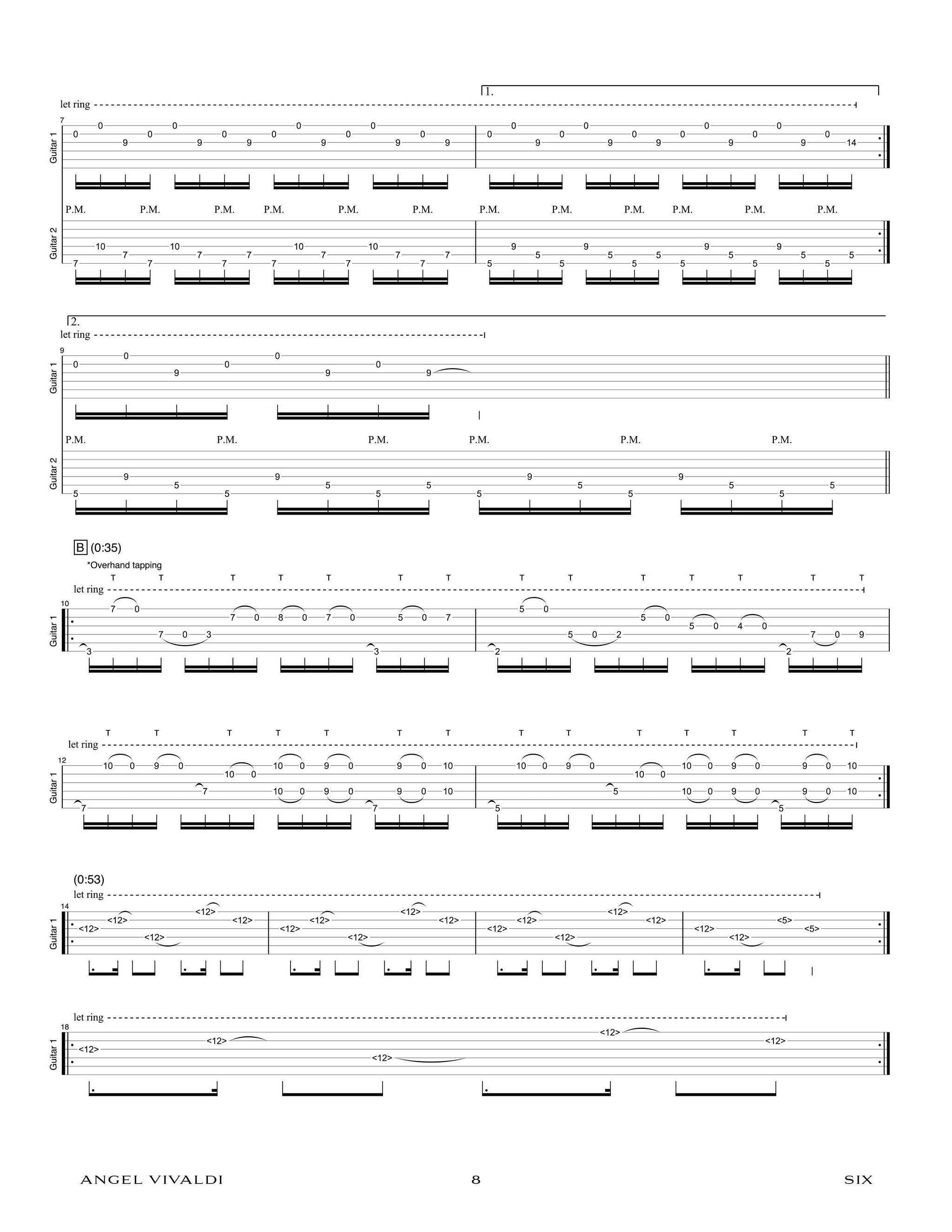 ANGEL BOÒKｓ C−2 リズムの祭典　レコード Angel Vivaldi: Away With Words Pt.2 Official Guitar Tab Book
