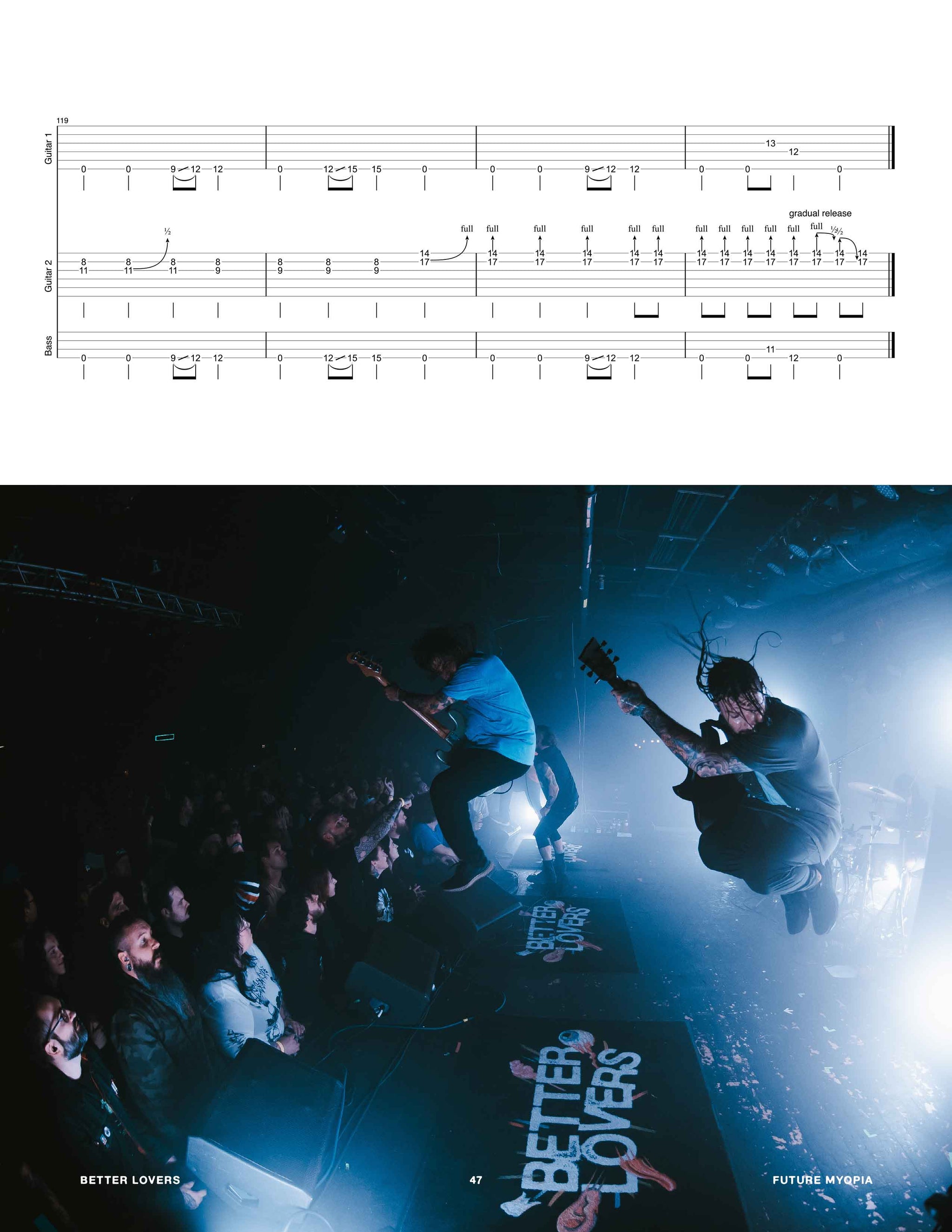 Better Lovers: Highly Irresponsible Official Guitar & Bass Tab