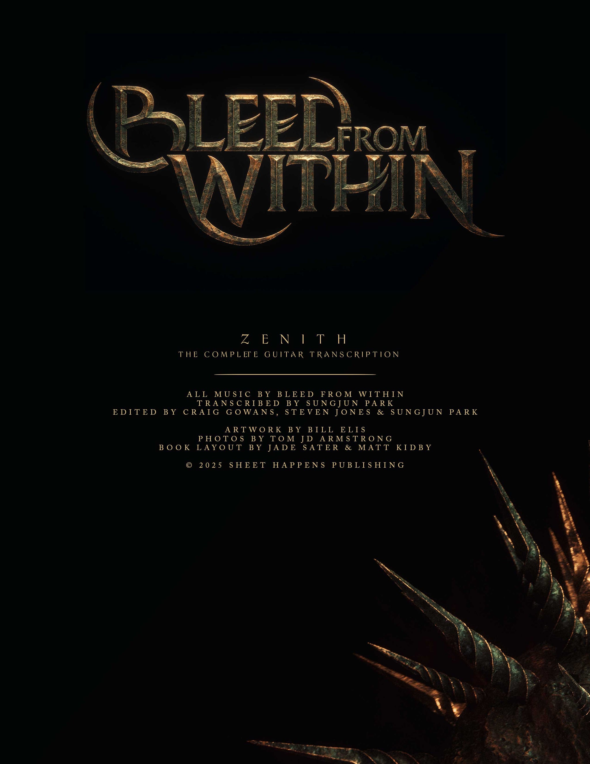 Bleed From Within: Zenith Official Guitar Tab Book – Sheet Happens