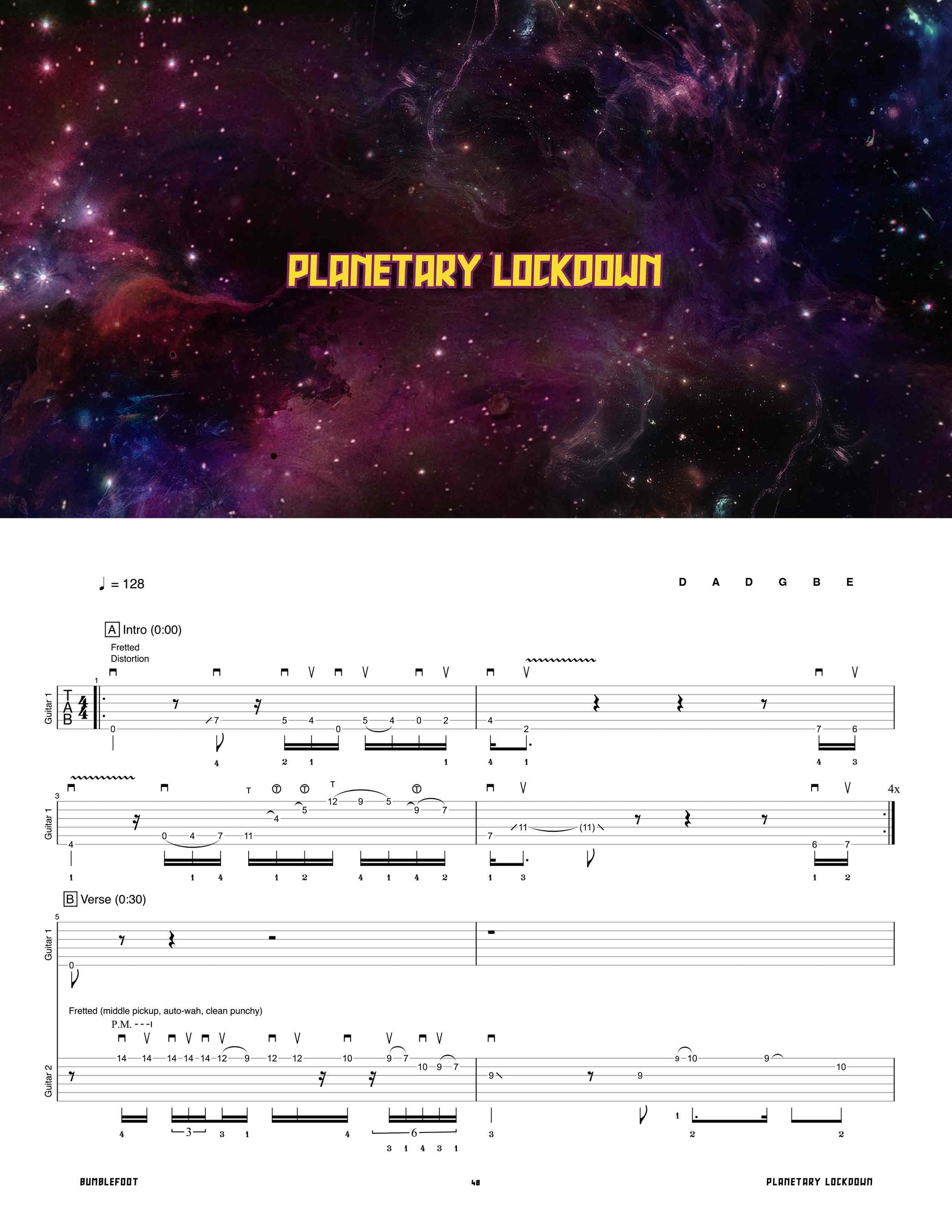 Bumblefoot: Returns Official Guitar Tab Book – Sheet Happens