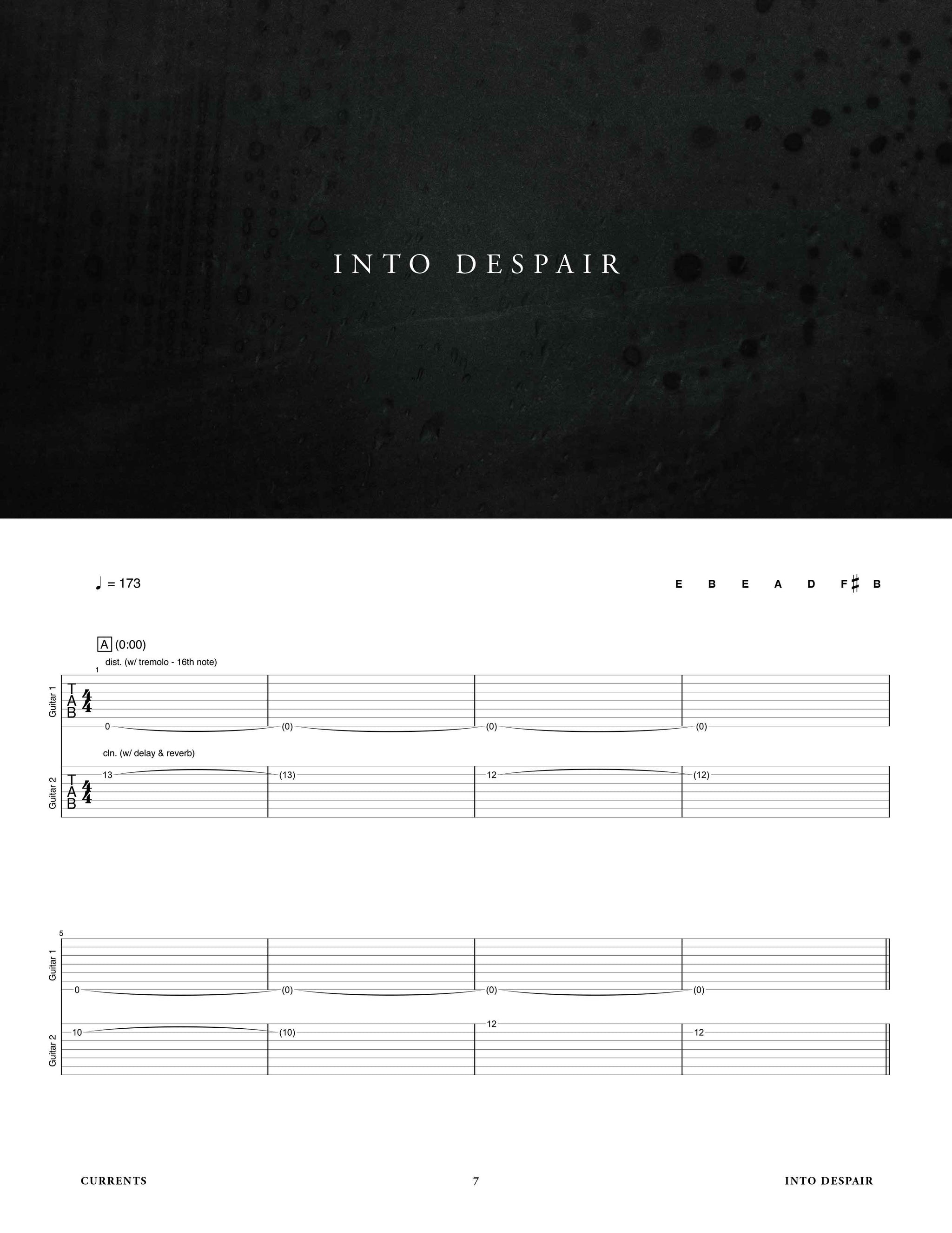 currents monsters tab Currents: I Let the Devil In Official Guitar Tab Book – Sheet Happens