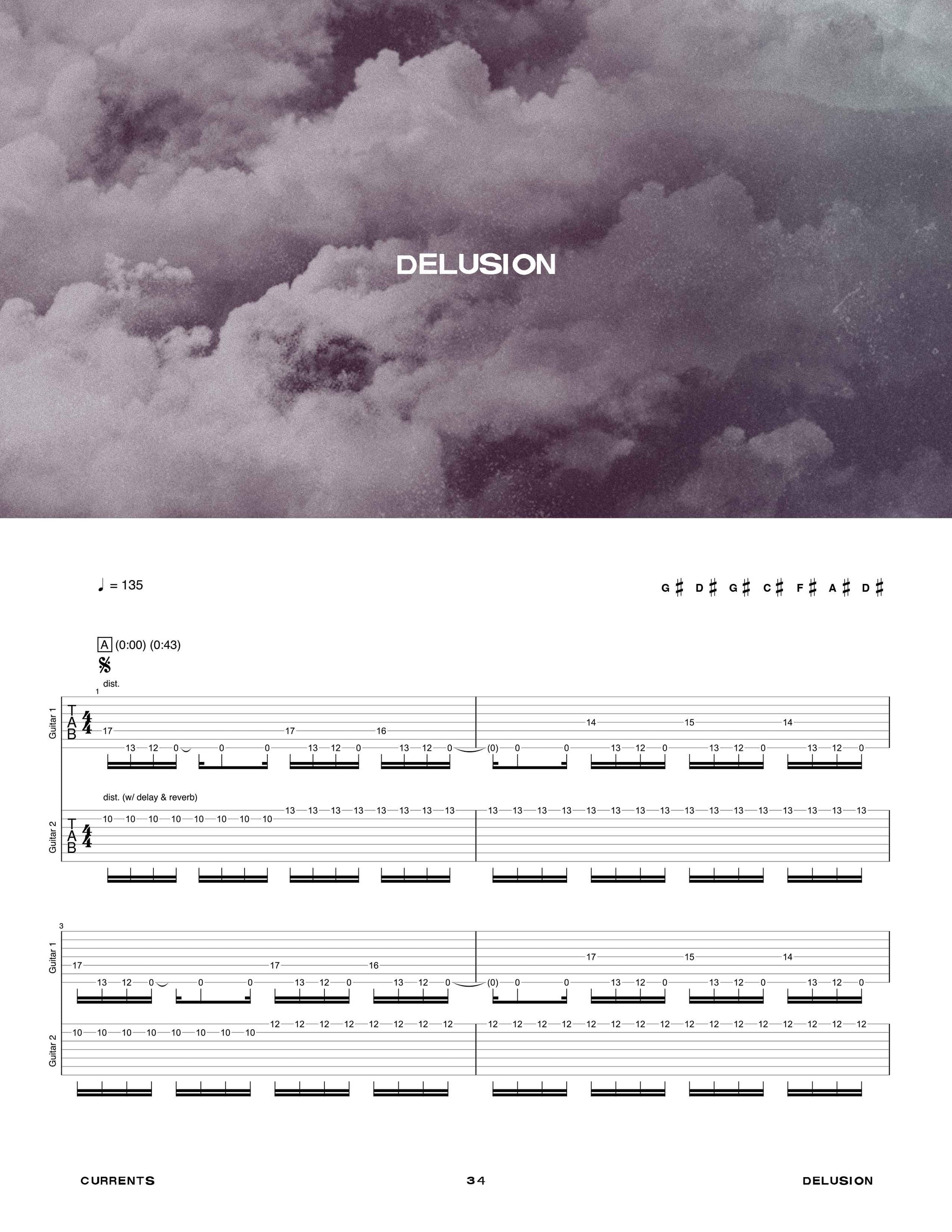 currents monsters tab Currents: The Place I Feel Safest Official Guitar Tab Book – Sheet Happens