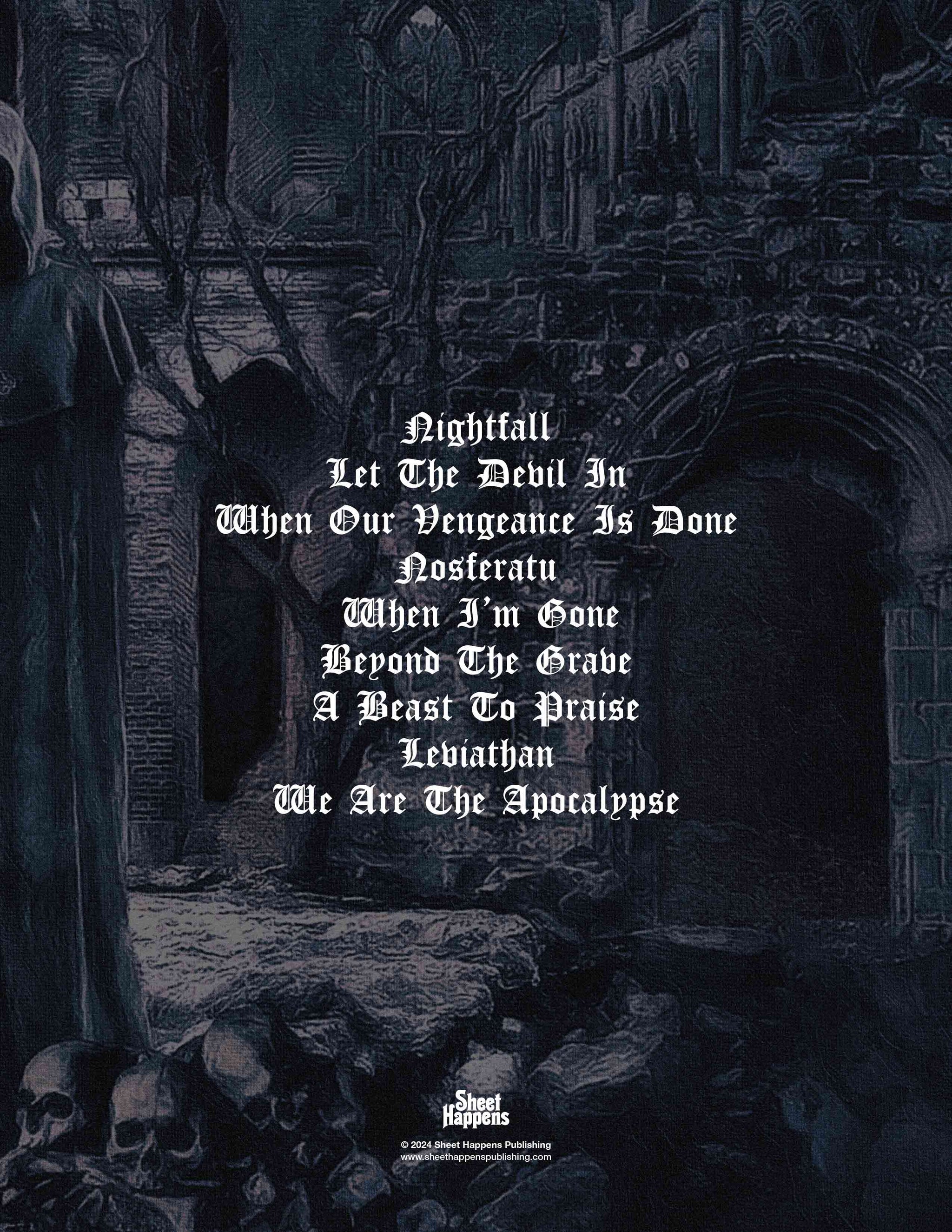 Dark Funeral: We Are The Apocalypse Official Guitar Tab Book