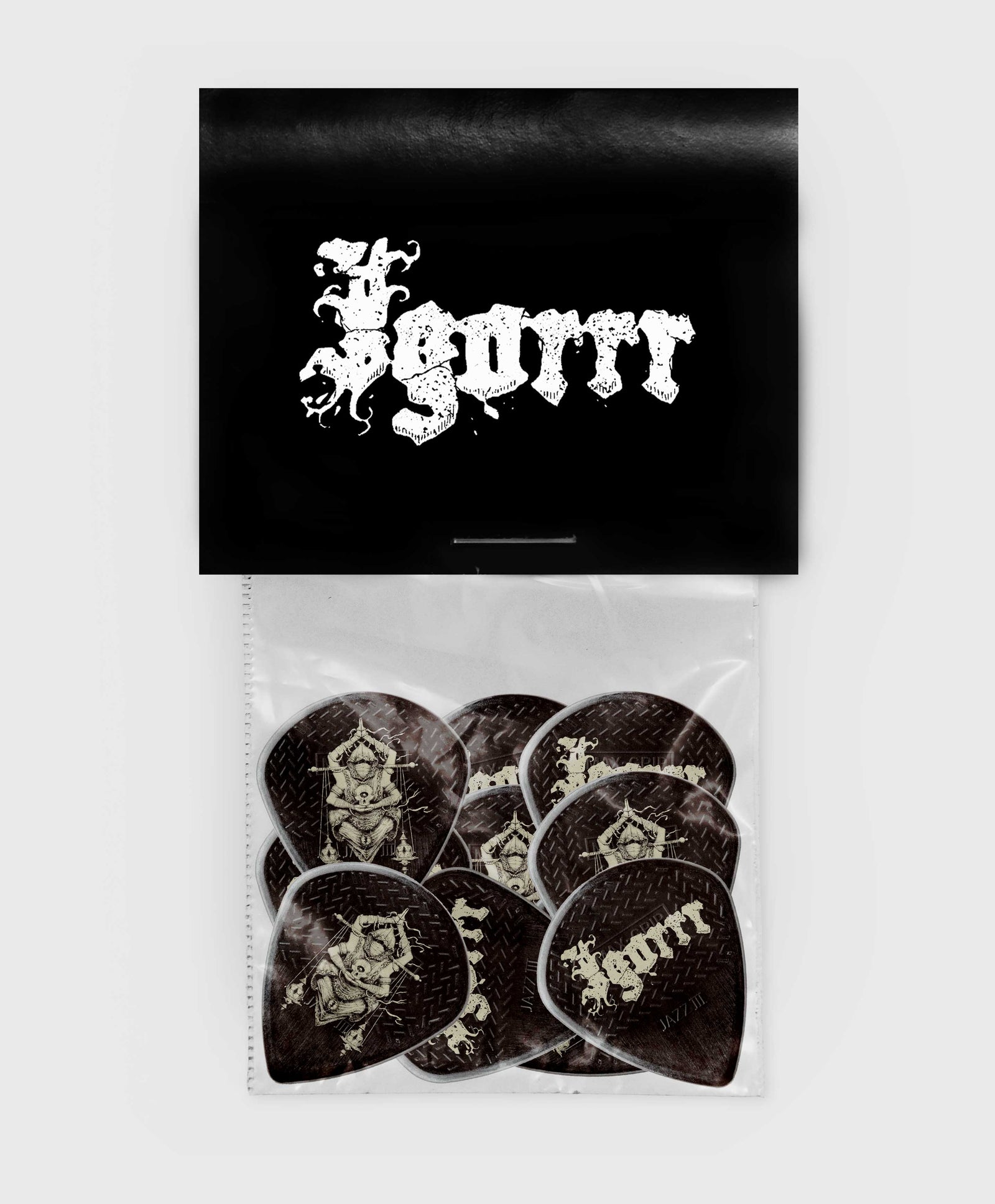 10 Dunlop Max Grip Jazz Picks