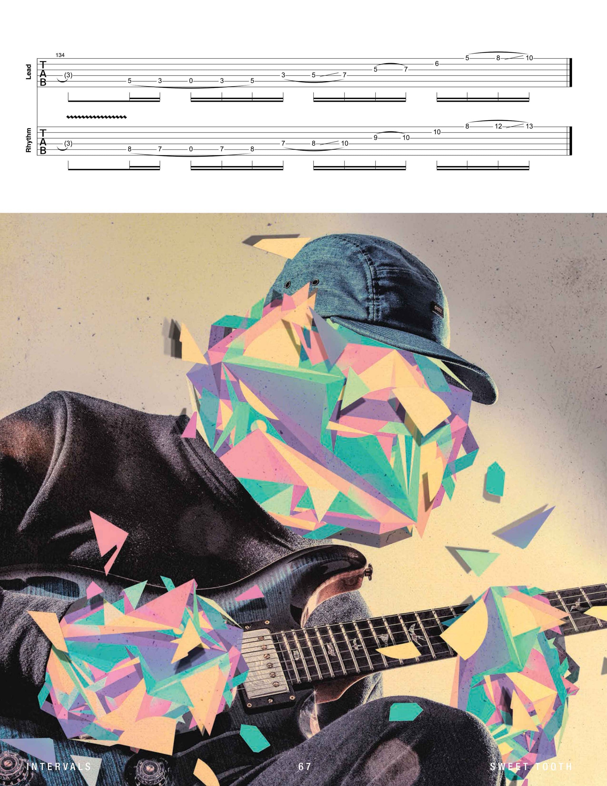Intervals: The Shape of Colour Official Guitar Tab Book – Sheet