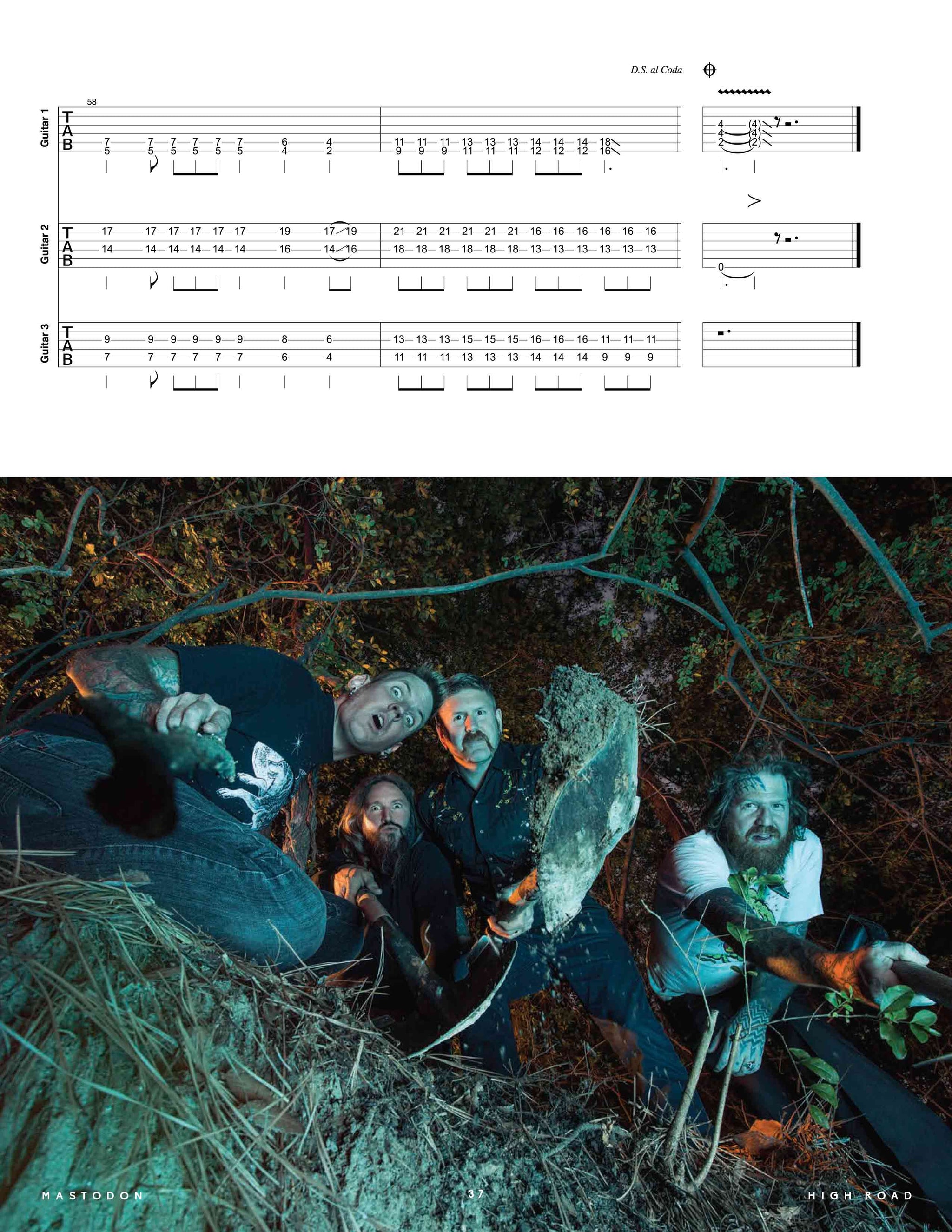 Mastodon: Once More Round The Sun Official Guitar Tab Book – Sheet
