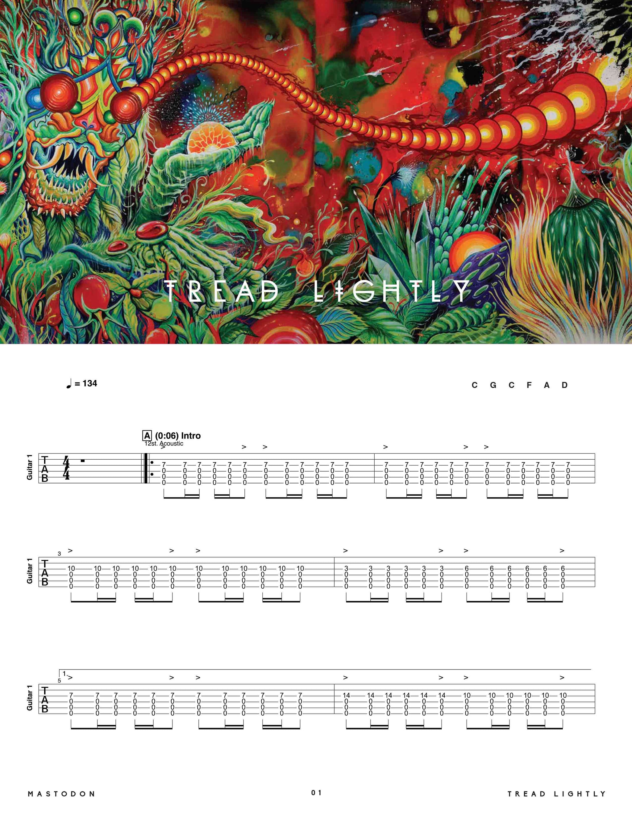 Mastodon: Once More Round The Sun Official Guitar Tab Book – Sheet