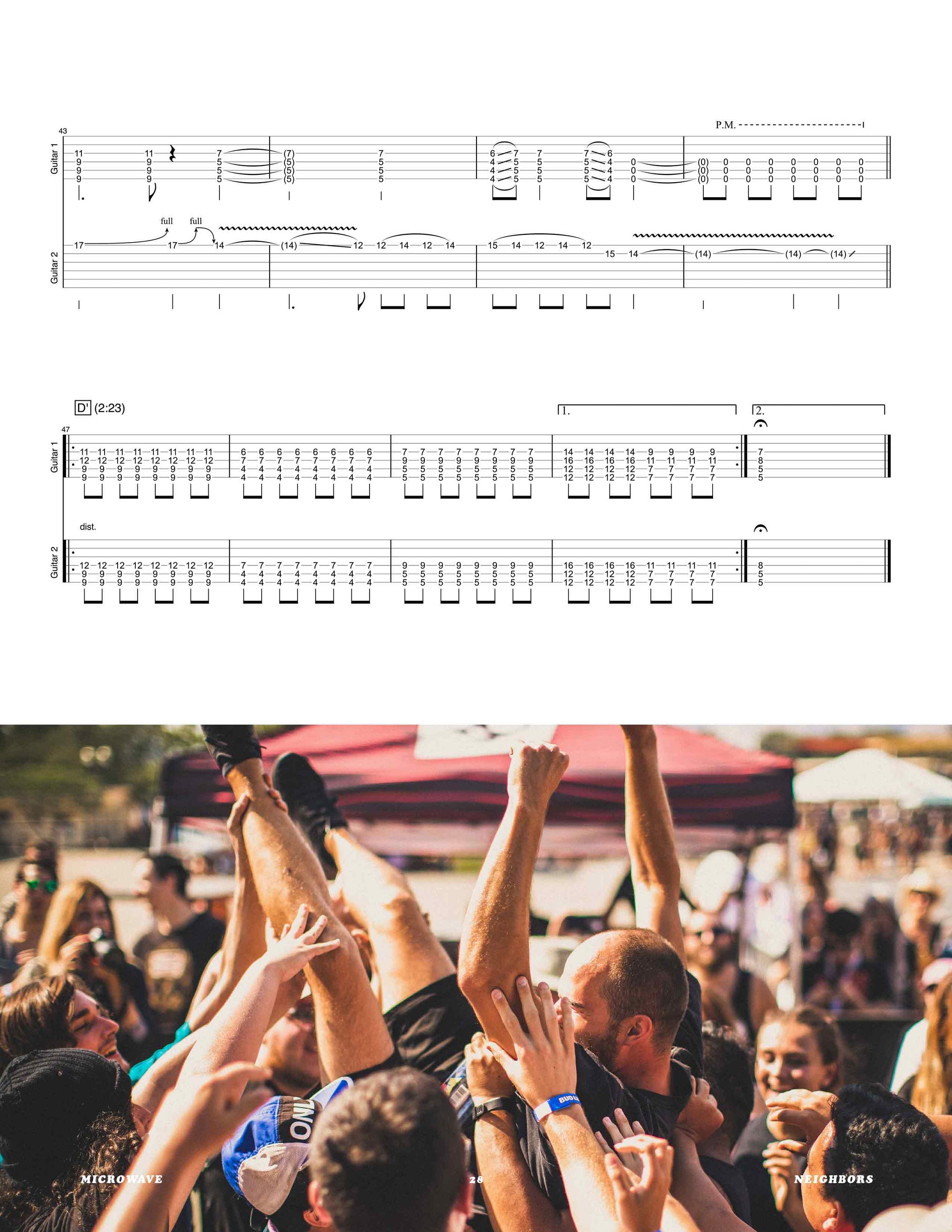 Microwave: Much Love Official Guitar Tab Book – Sheet Happens