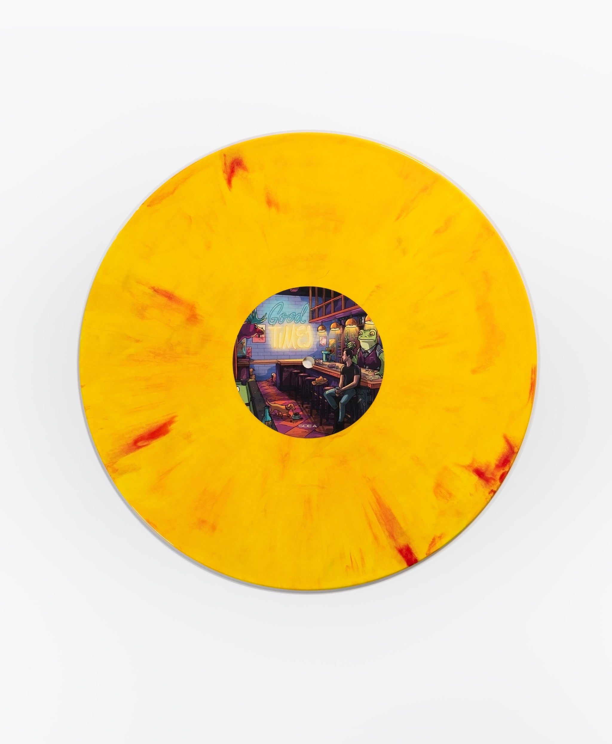 美品 TEMPLE GUARE ロンT L RETRIBUTE RECORDS Moray Pringle - Good Times - Coloured Vinyl Record – Sheet Happens