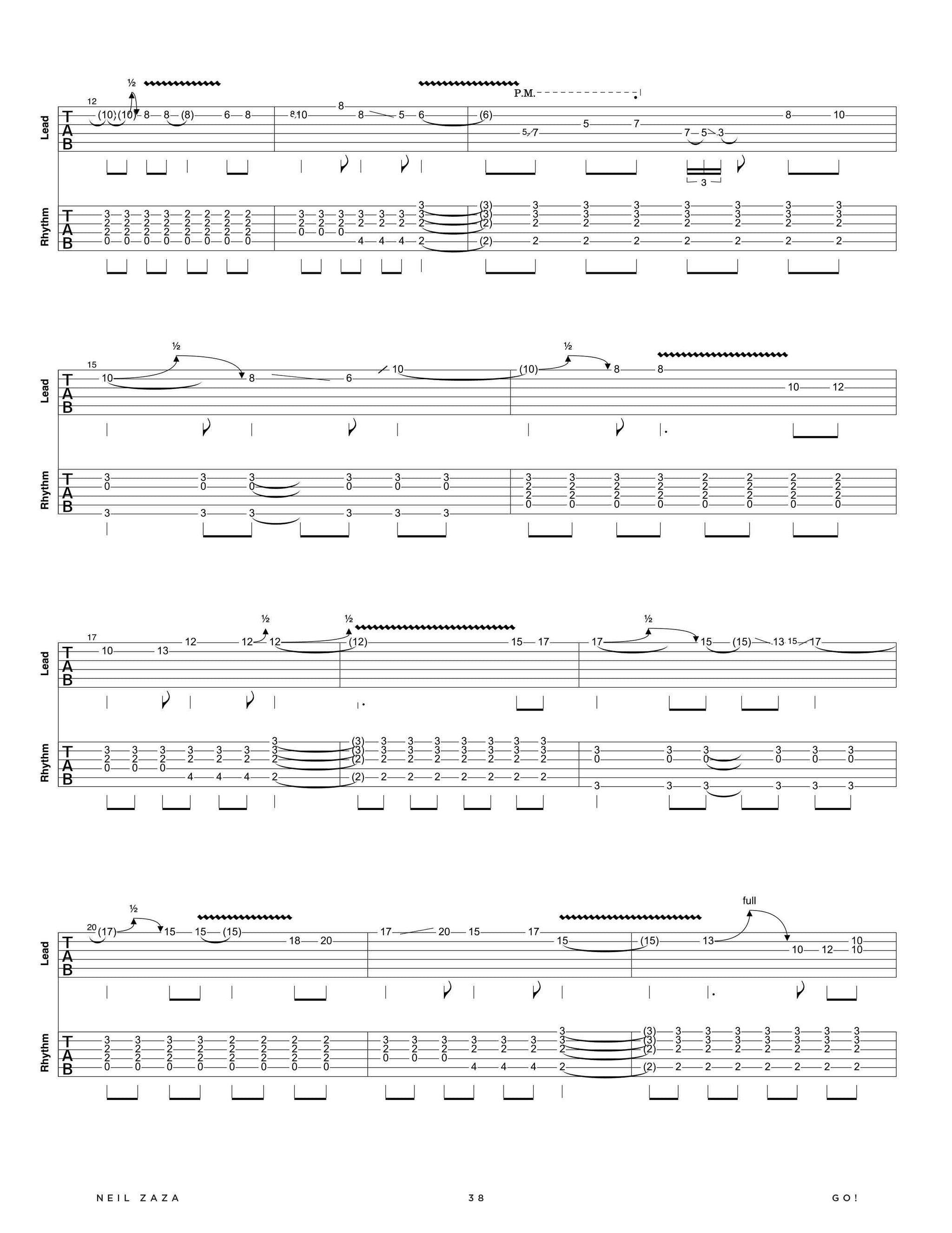 Neil Zaza: Best Of Neil Zaza Official Guitar Tab Book – Sheet Happens