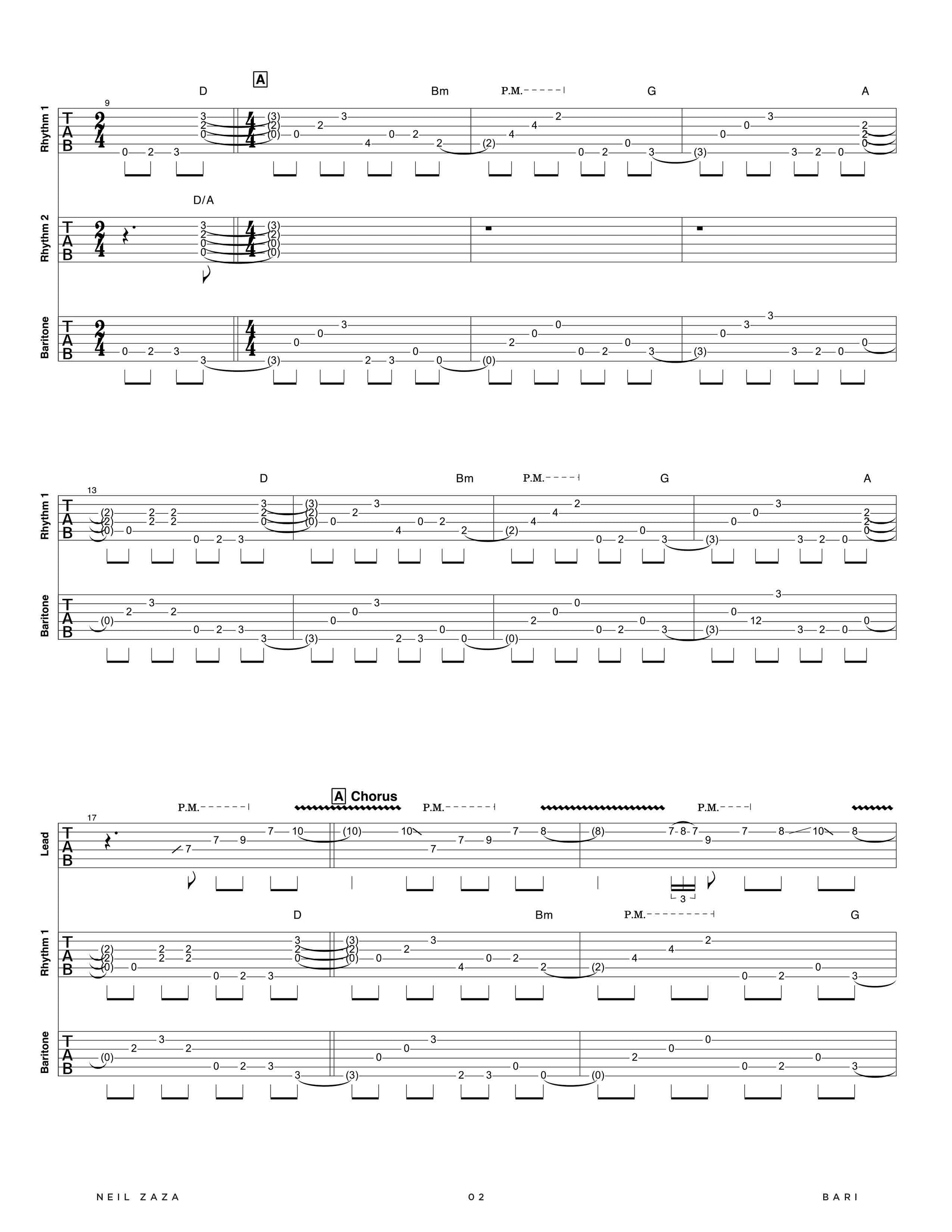 NEIL ZAZA ギタースコアブック Neil Zaza: Best Of Neil Zaza Official Guitar Tab Book – Sheet Happens