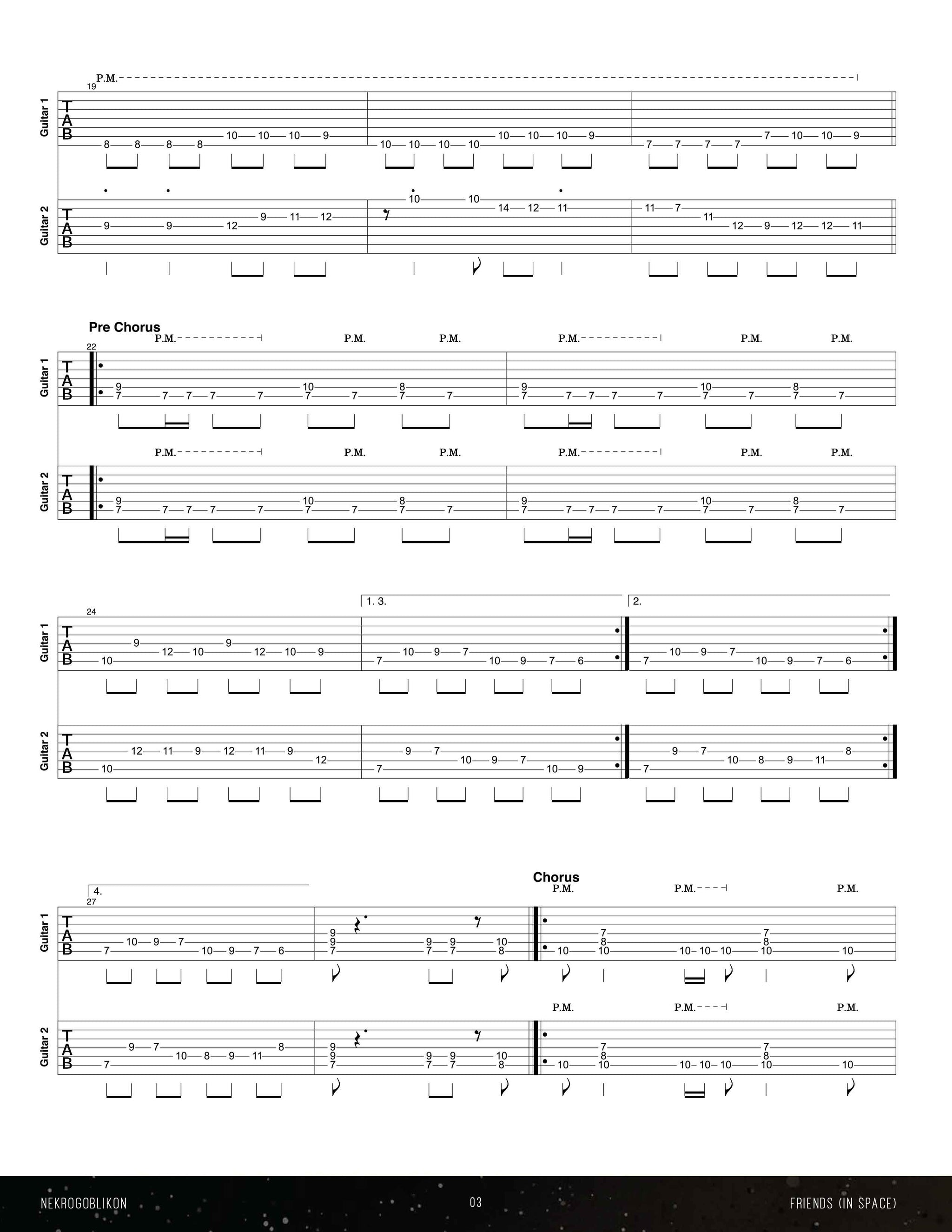 Nekrogoblikon: Power EP Official Guitar Tab Book – Sheet Happens