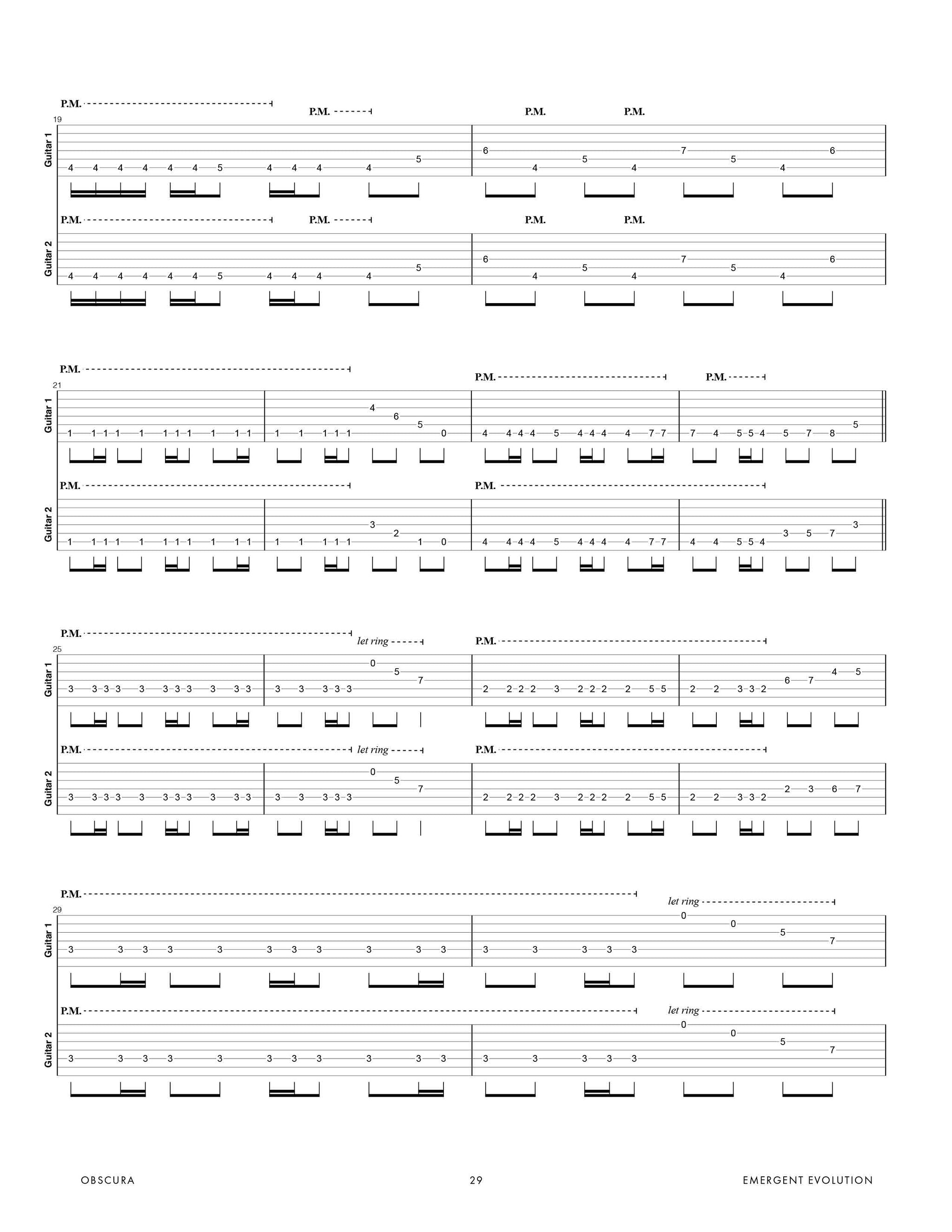 LASCIVIOUS】REQUIEM TOCHE GUEVARA sheet