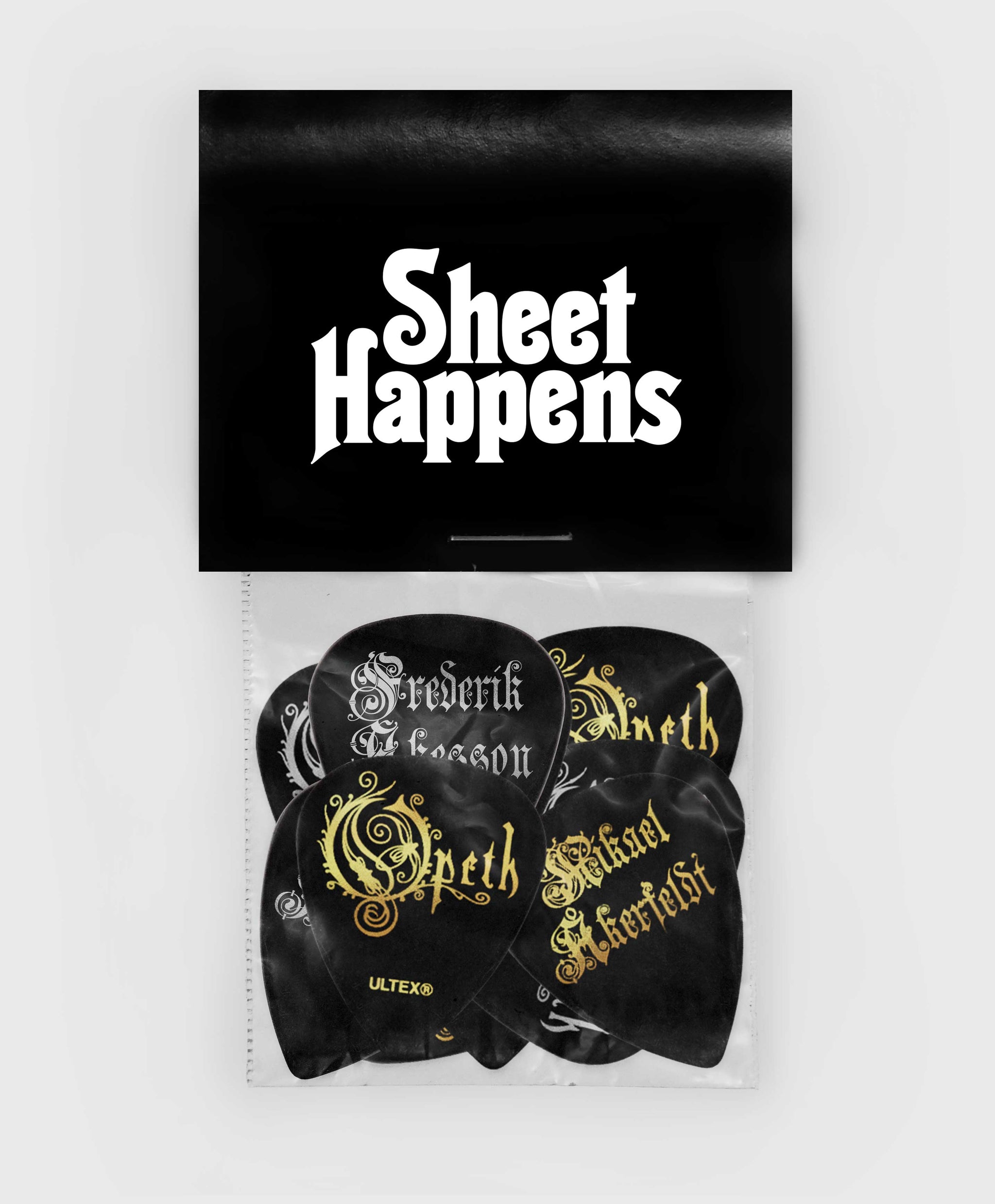 opeth ピクチャーレコード Opeth Signature Pick Pack – Sheet Happens