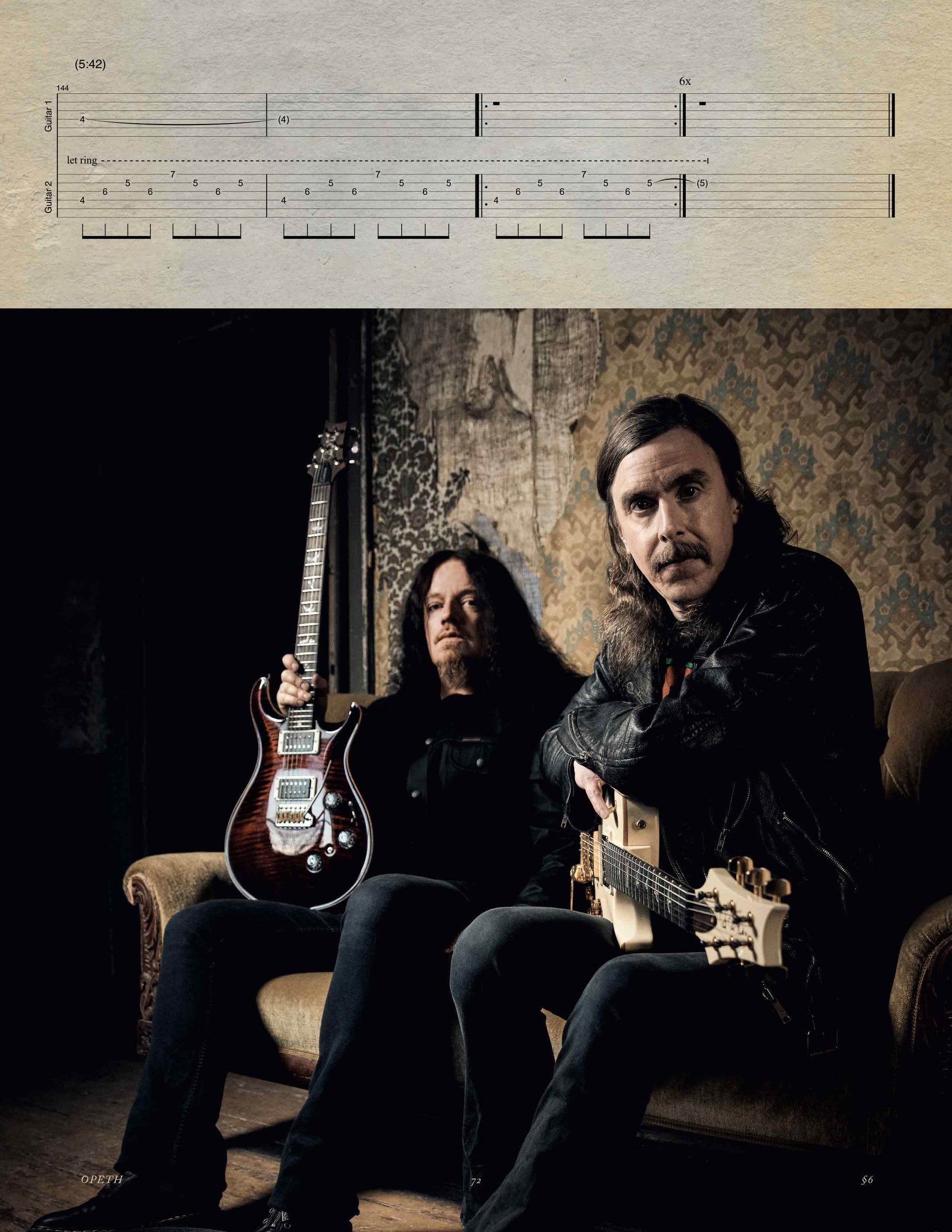 Opeth: The Last Will And Testament - Official Guitar Tab Book