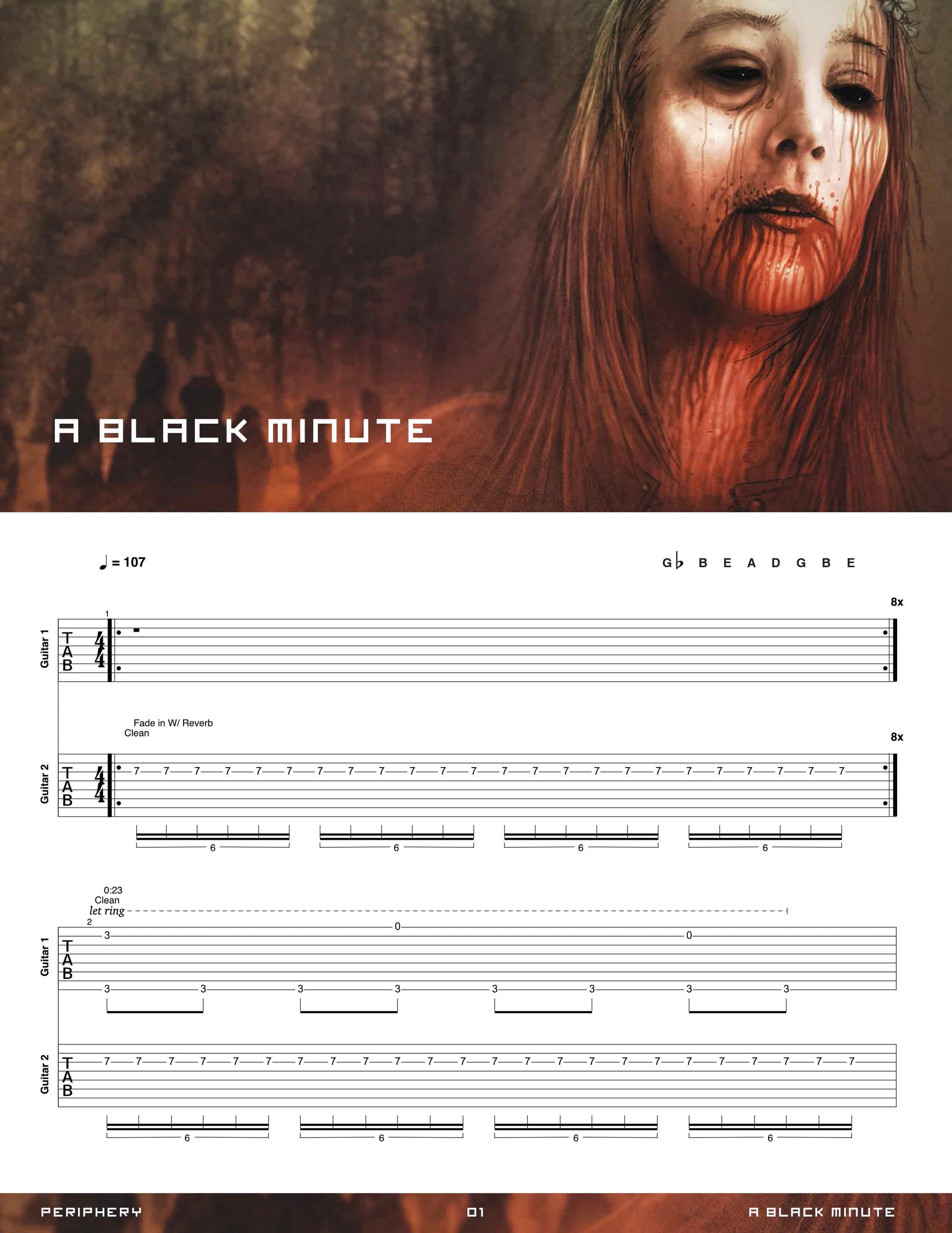 Periphery: Juggernaut: Alpha Official Guitar Tab Book – Sheet Happens