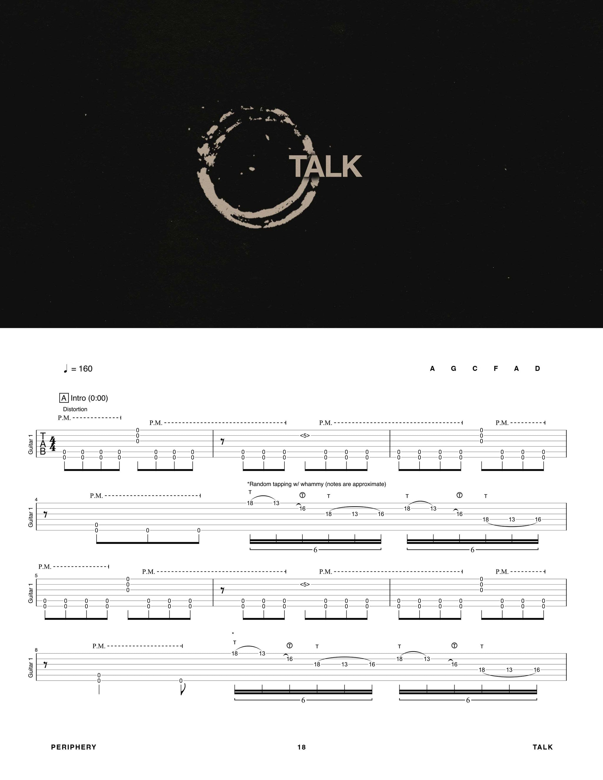 洋楽 Blank / the tab street affair CD Periphery: A Pale White Dot - Official Guitar Tab Book – Sheet Happens