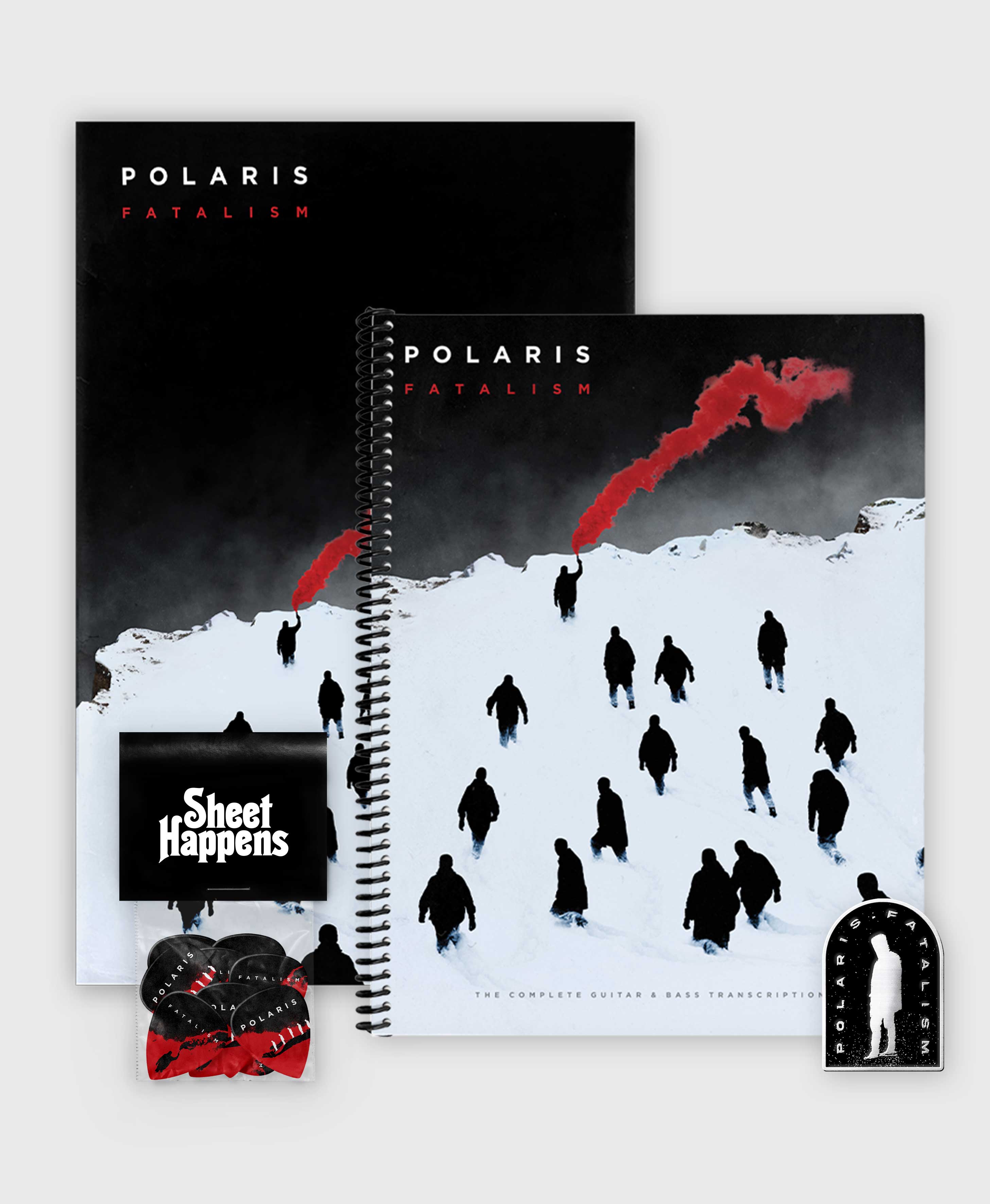 Polaris Fatalism Official Guitar & Bass Tab Book Sheet Happens