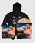Load image into Gallery viewer, Hoodie + Butterfly Burst LP
