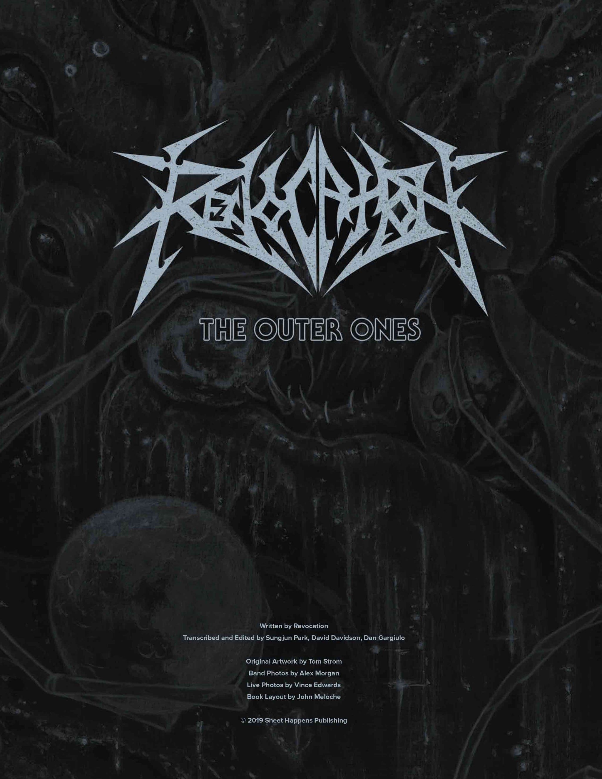 Revocation: The Outer Ones Official Guitar Tab Book – Sheet Happens