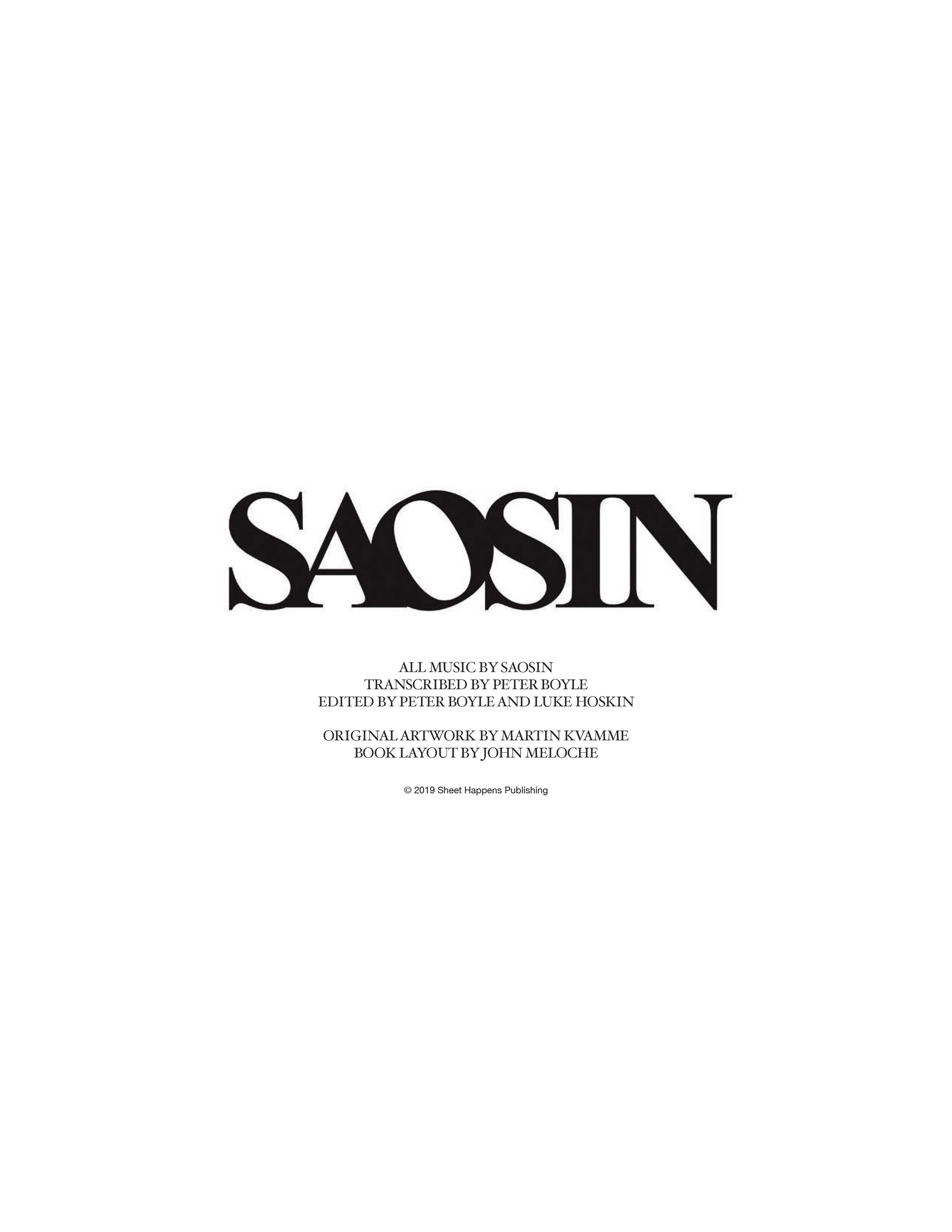 Saosin: Saosin S/T Official Guitar Tab Book – Sheet Happens
