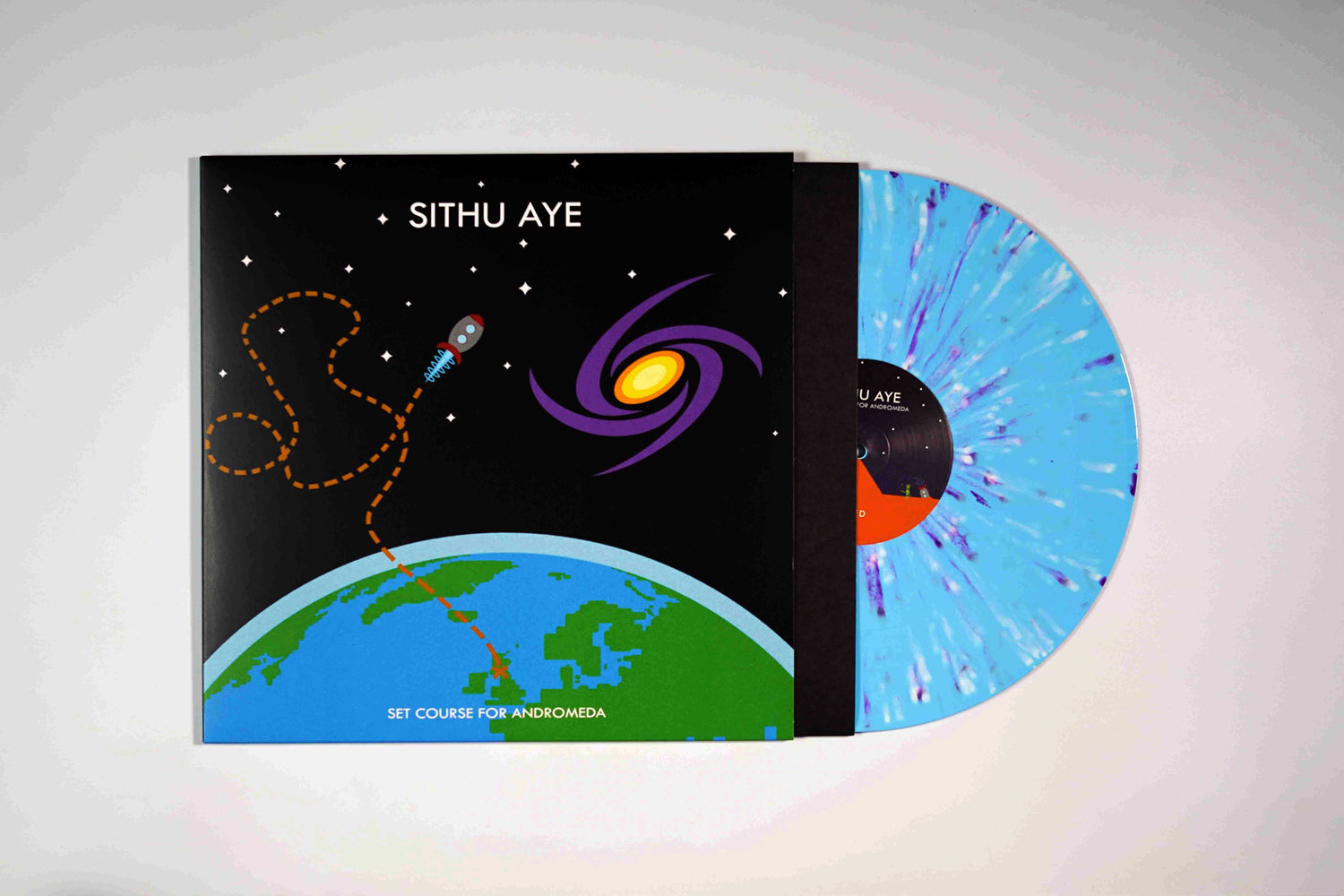 Sithu Aye - Set Course for Andromeda - Coloured Vinyl Record