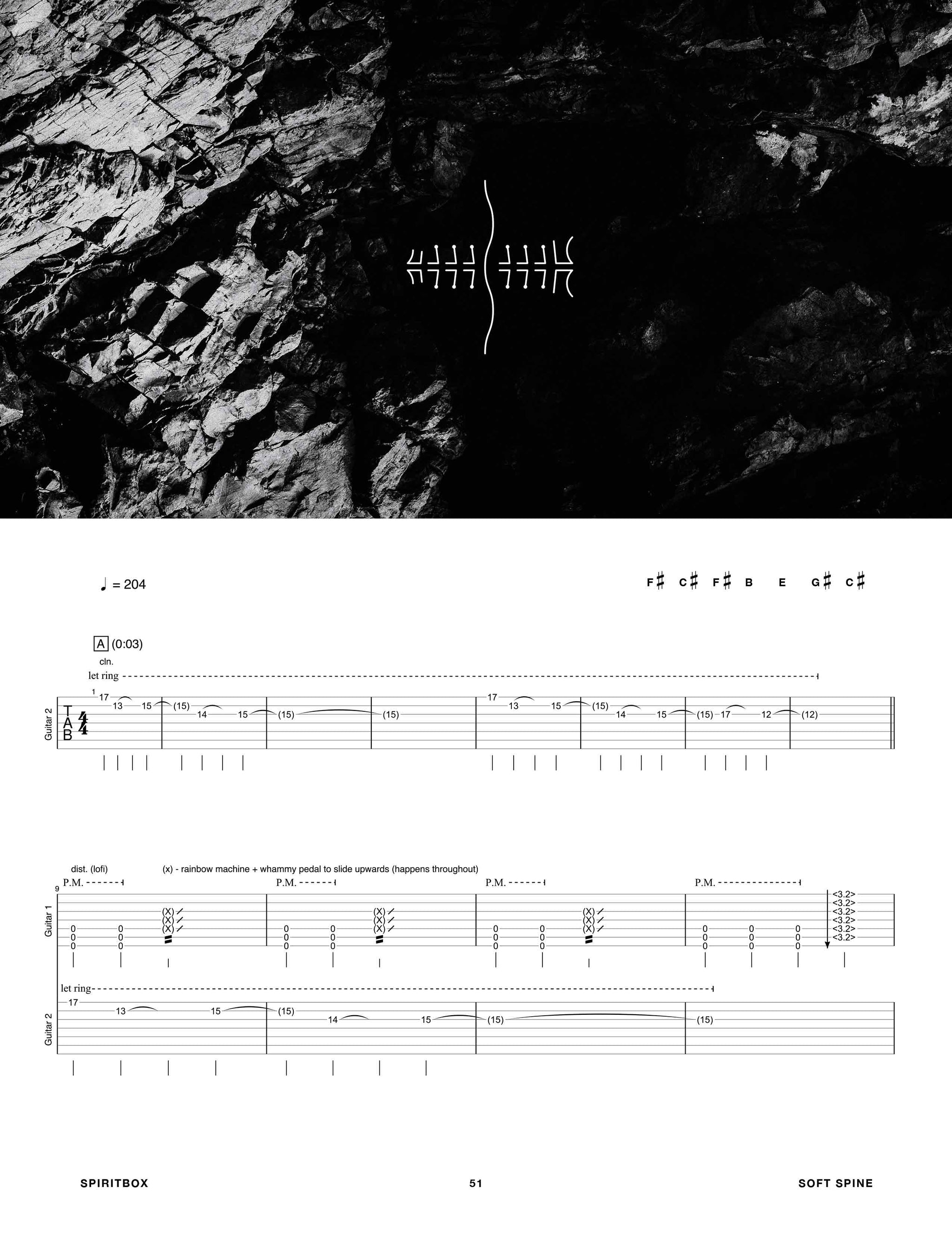 Spiritbox: Tsunami Sea Official Guitar Tab Book – Sheet Happens