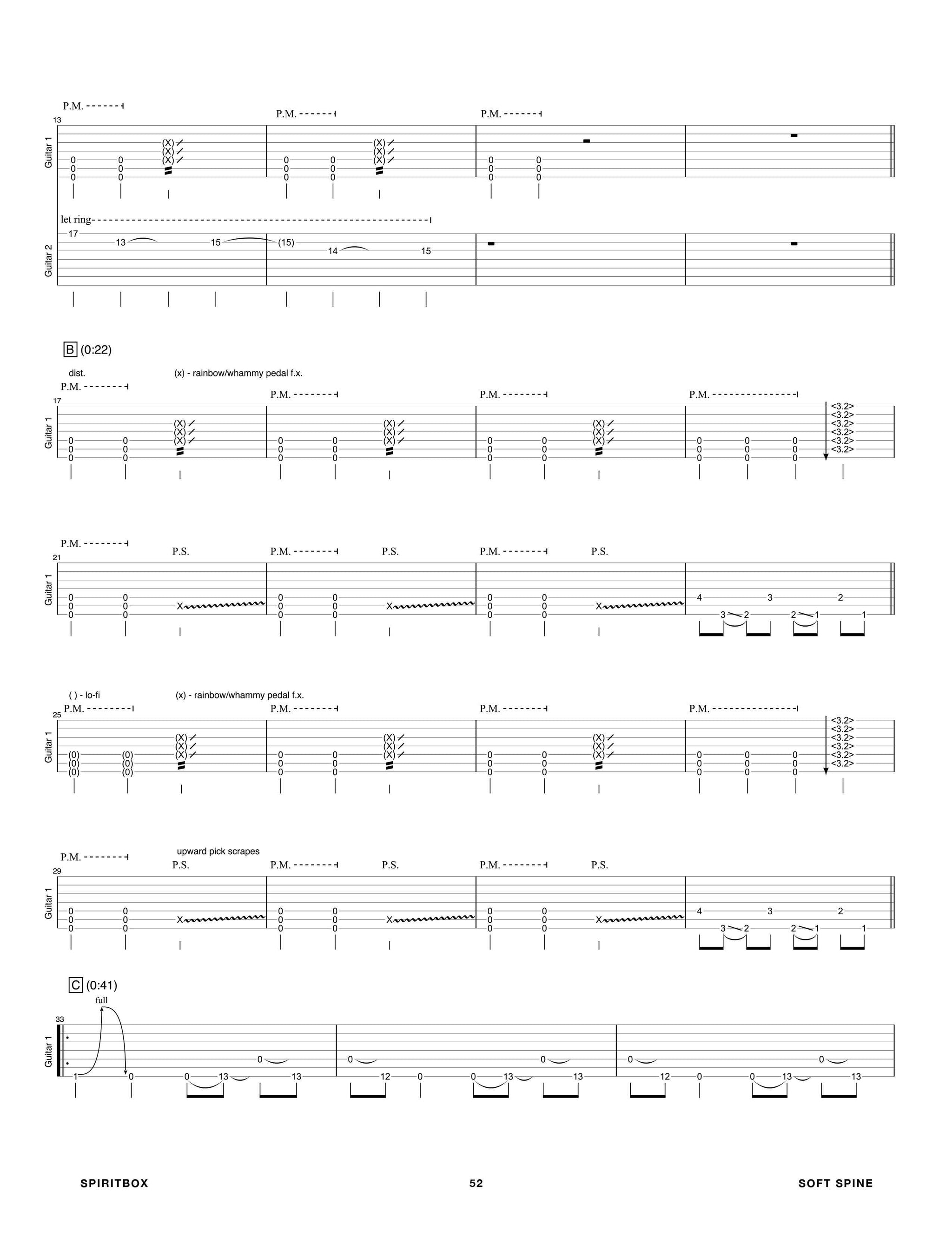 Spiritbox: Tsunami Sea Official Guitar Tab Book – Sheet Happens