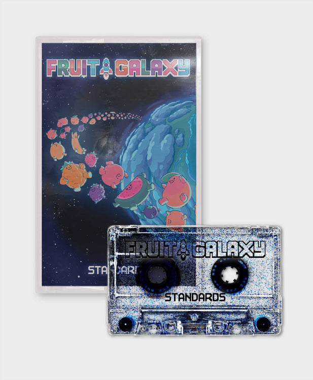 Silver & Blue Glitter Cassette