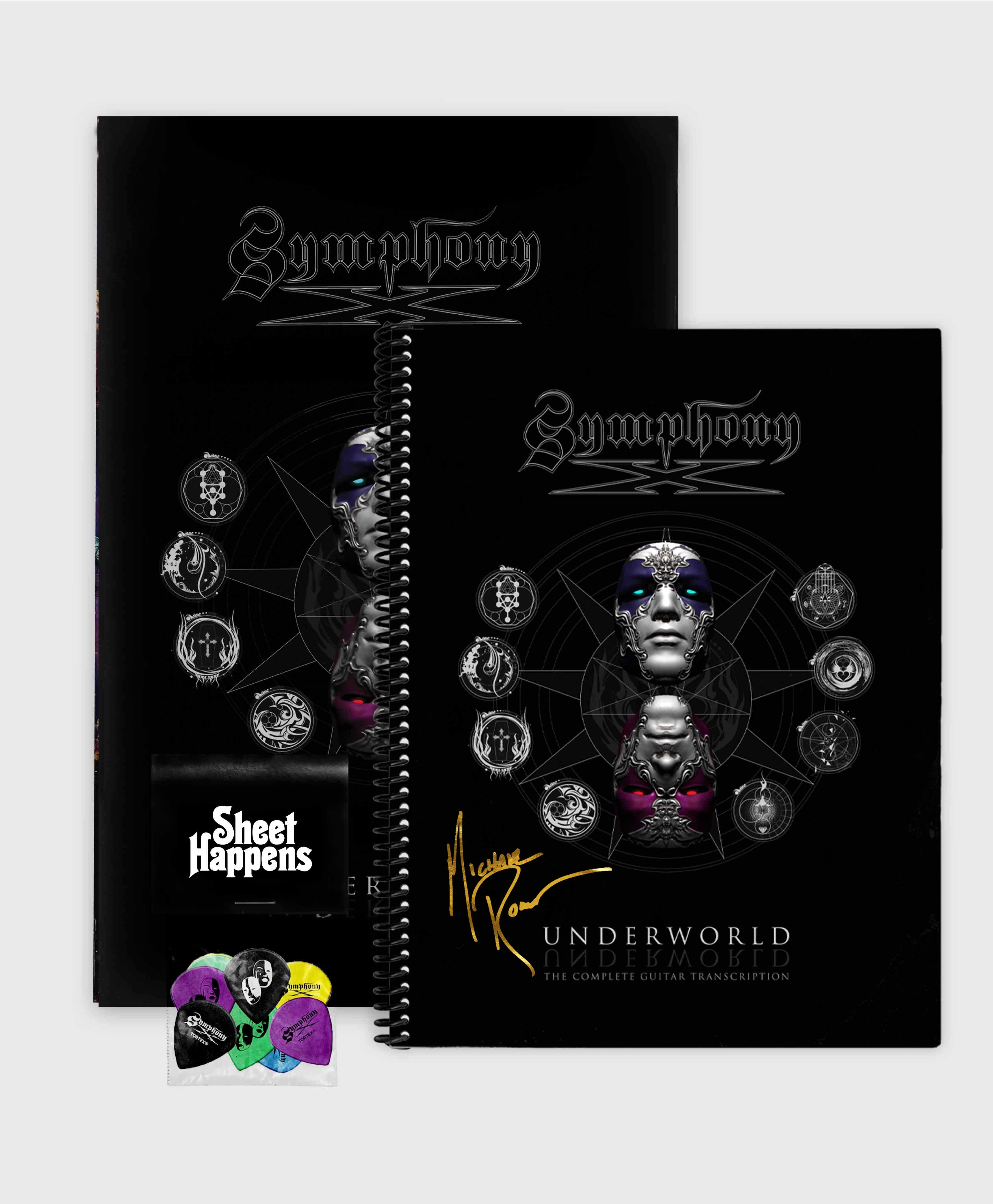 【輸入本】symphony x ギター用TAB BOOK4冊セット Symphony-X-Underworld-Deluxe-