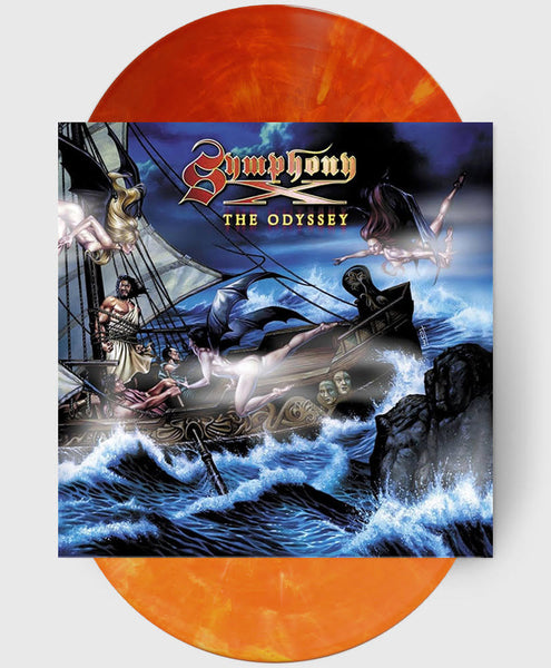 Symphony X - The Odyssey - Coloured Vinyl Record - Red + Orange