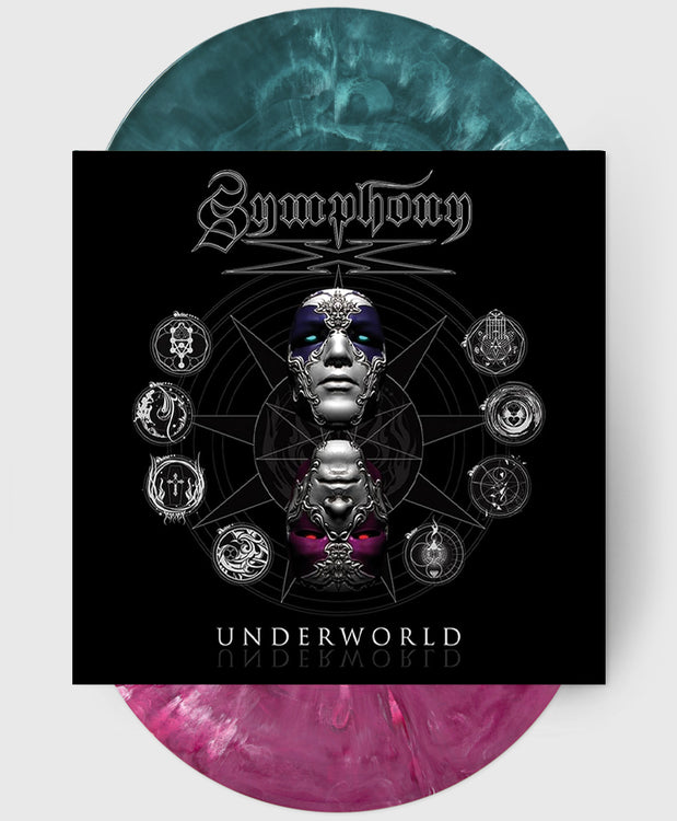 2xLP Marbled Forest Green + Fuscia LP