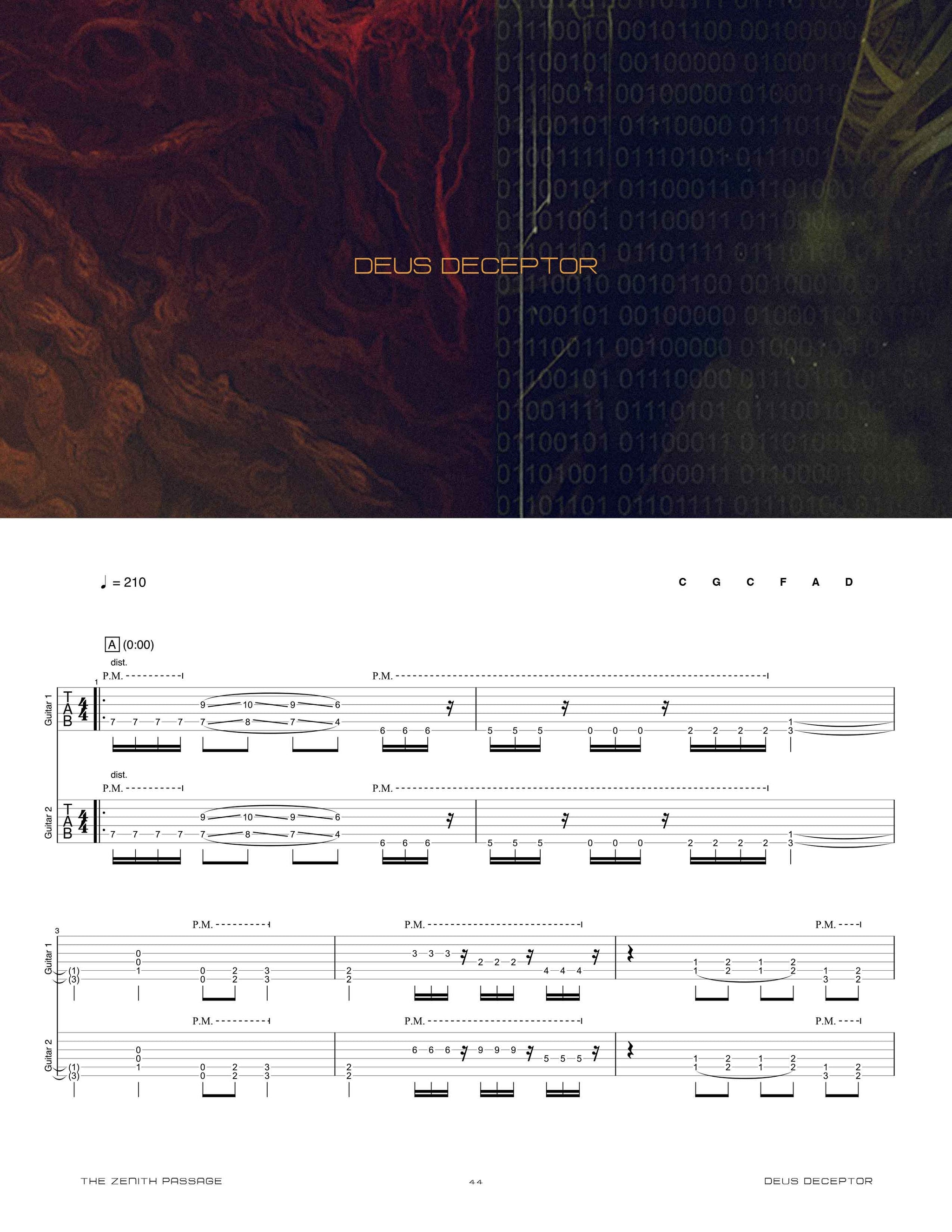 The Zenith Passage: Solipsist Official Guitar Tab Book – Sheet Happens
