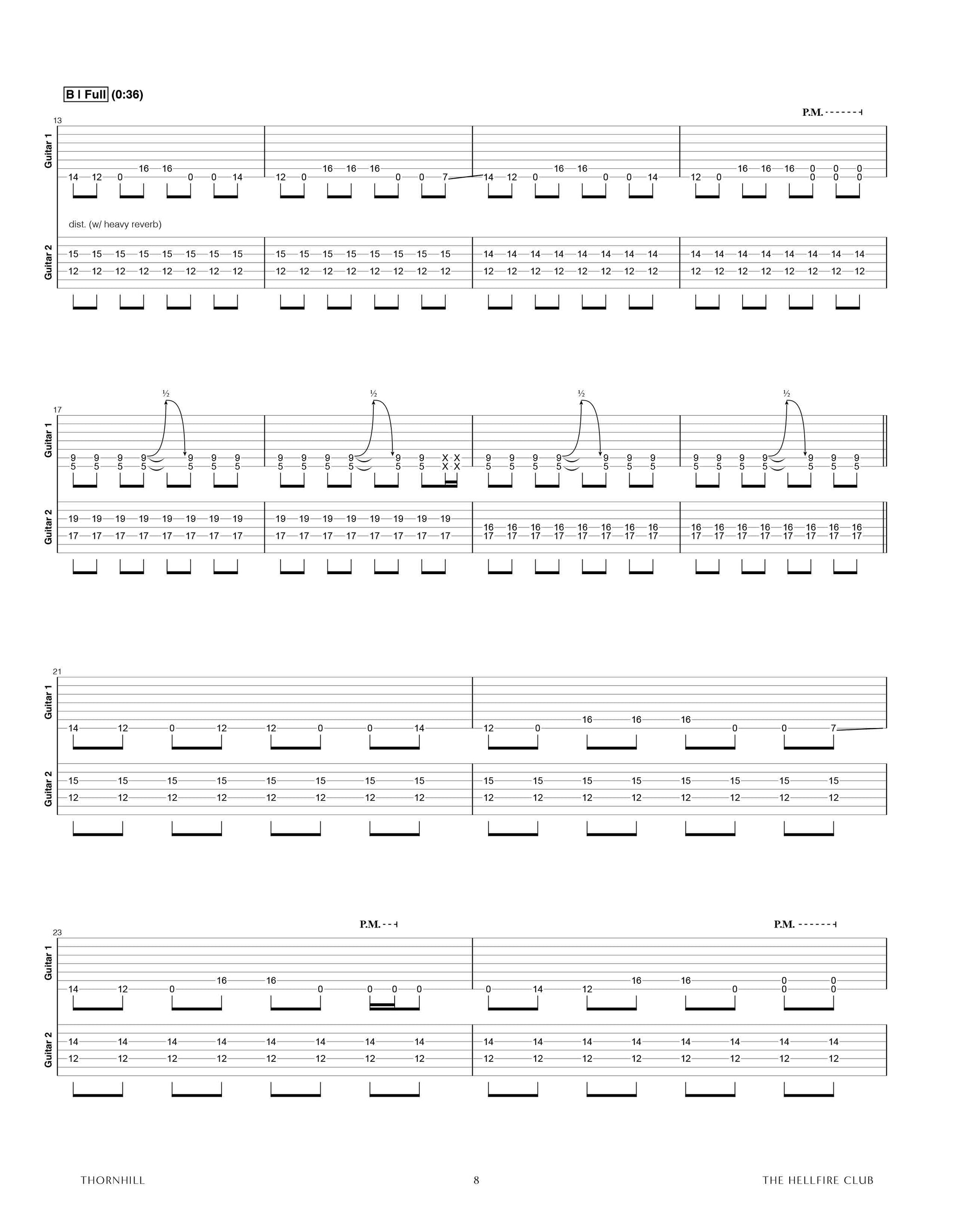 Thornhill: Heroine Official Guitar Tab Book – Sheet Happens