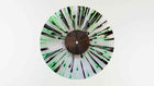 Load image into Gallery viewer, Clear with Black + Evergreen + Mint Splatter Vinyl
