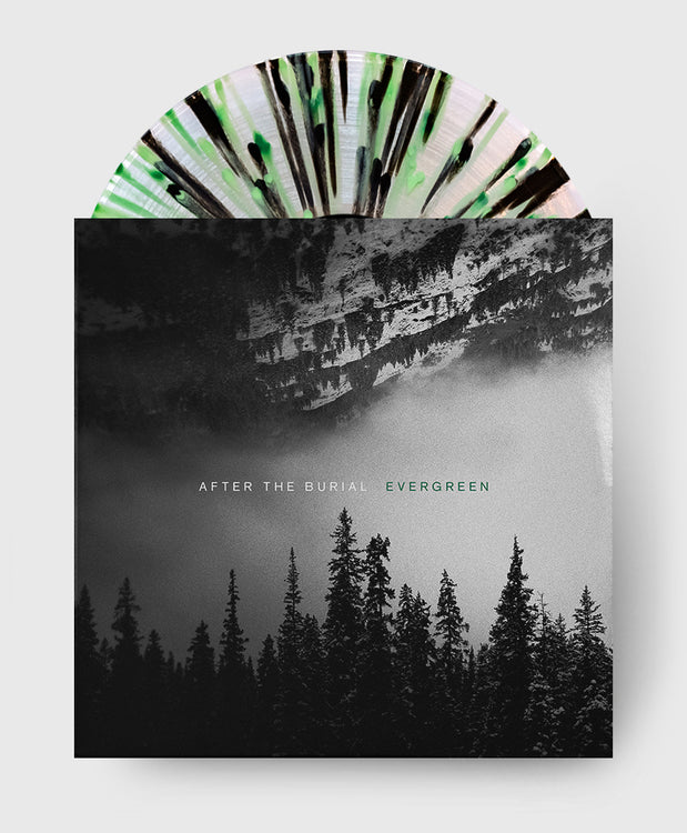 Clear with Black + Evergreen + Mint Splatter Vinyl