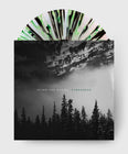 Load image into Gallery viewer, Clear with Black + Evergreen + Mint Splatter Vinyl
