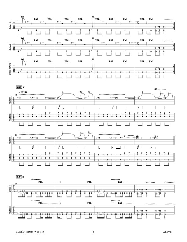 bleed from within guitar gear Bleed From Within: Era Official Guitar Tab Book – Sheet Happens