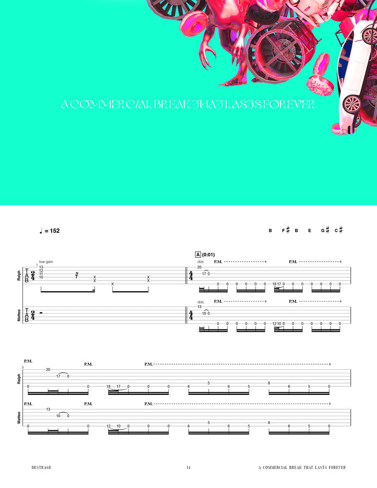 Destrage: So Much. Too Much. Official Guitar Tab Book – Sheet Happens