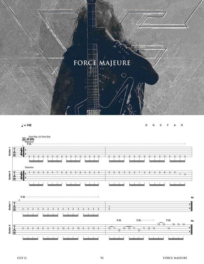 【希少品】FIREWIND Gus G. tabbook 2冊セット Firewind: Best of Gus G Official Guitar Tab Book – Sheet Happens