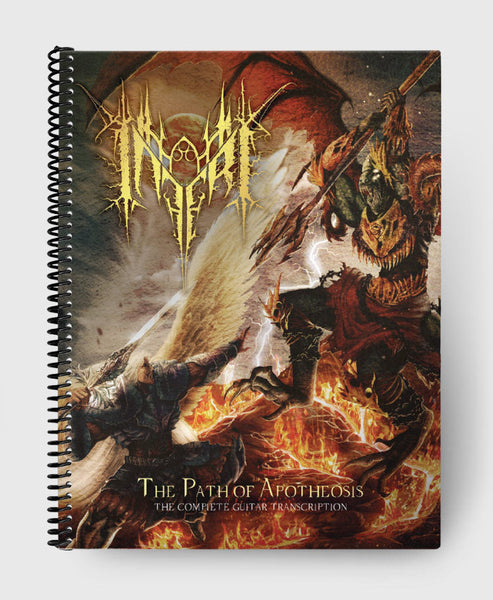 Inferi: The Path of Apotheosis Official Guitar Tab Book – Sheet