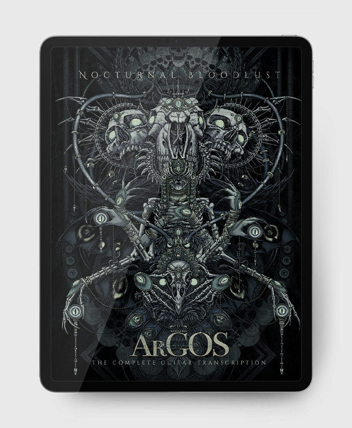 邦楽 NOCTURNAL BLOODLUST ARGOS Nocturnal Bloodlust: Argos Official Guitar Tab Book – Sheet