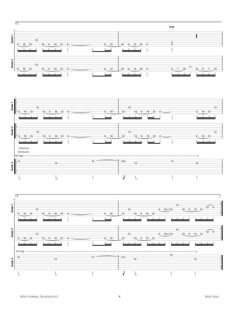 Nocturnal Bloodlust: Argos Official Guitar Tab Book – Sheet Happens